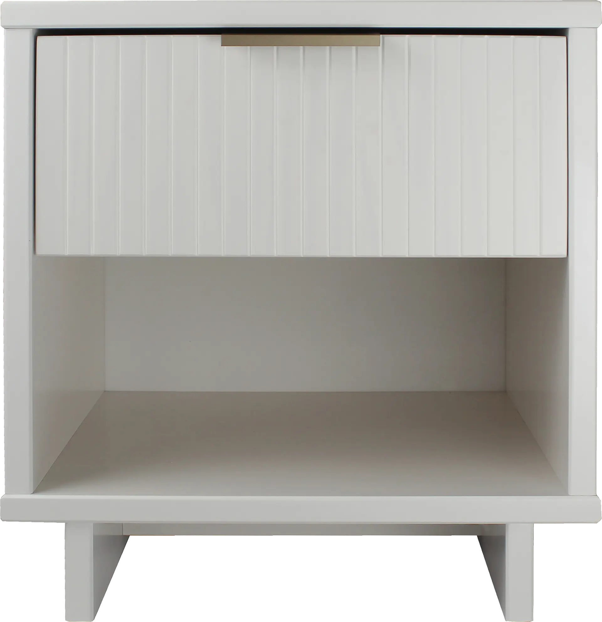 Bremmer V White Nightstand