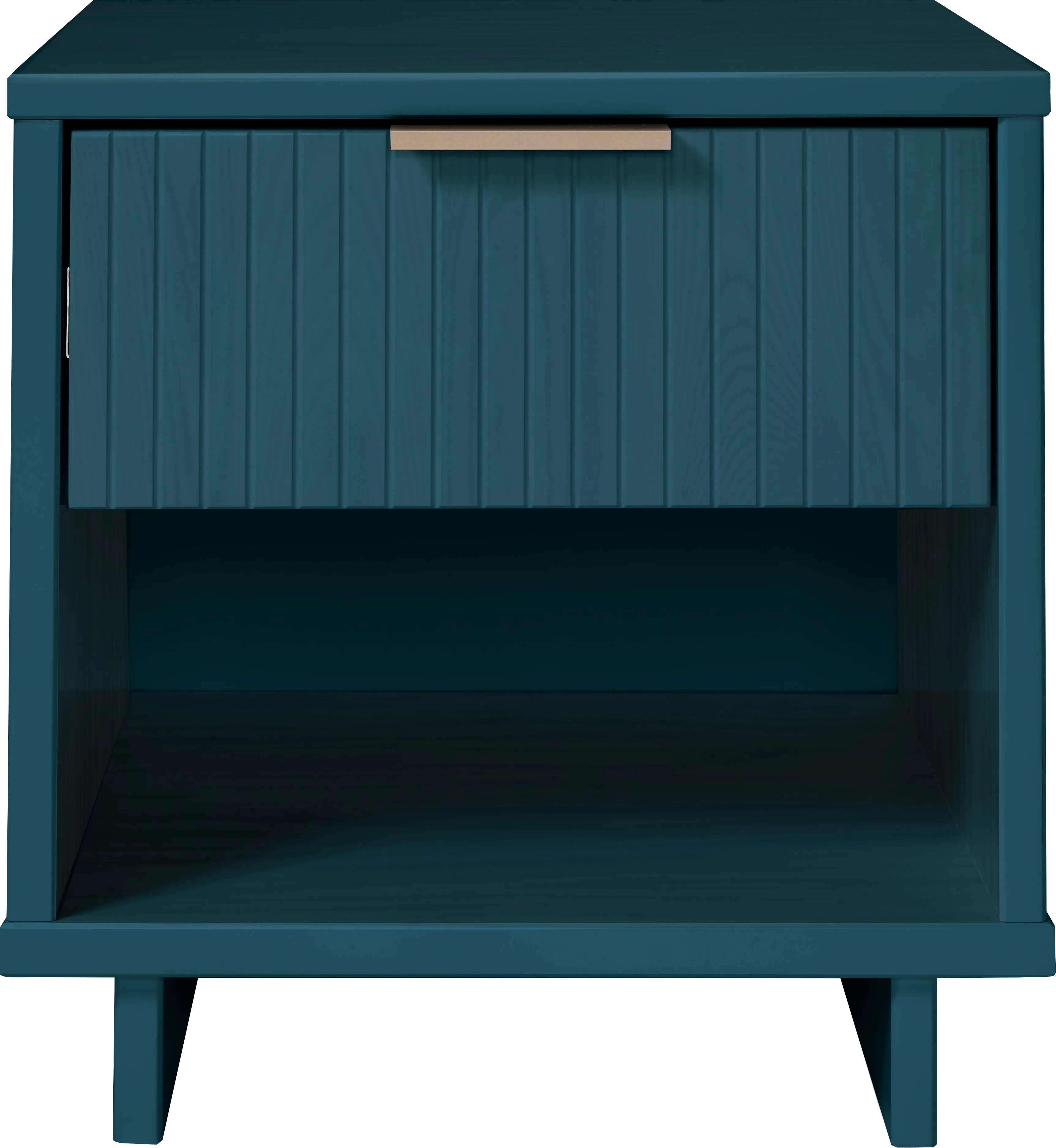Bremmer V Midnight Blue Nightstand - Thumbnail - Image 1