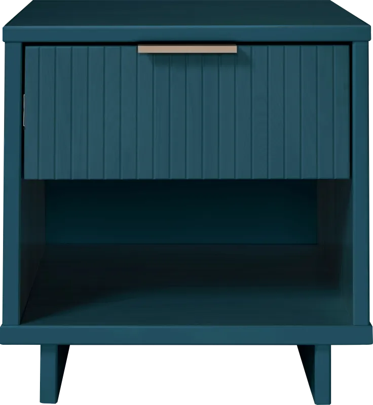 Bremmer V Midnight Blue Nightstand