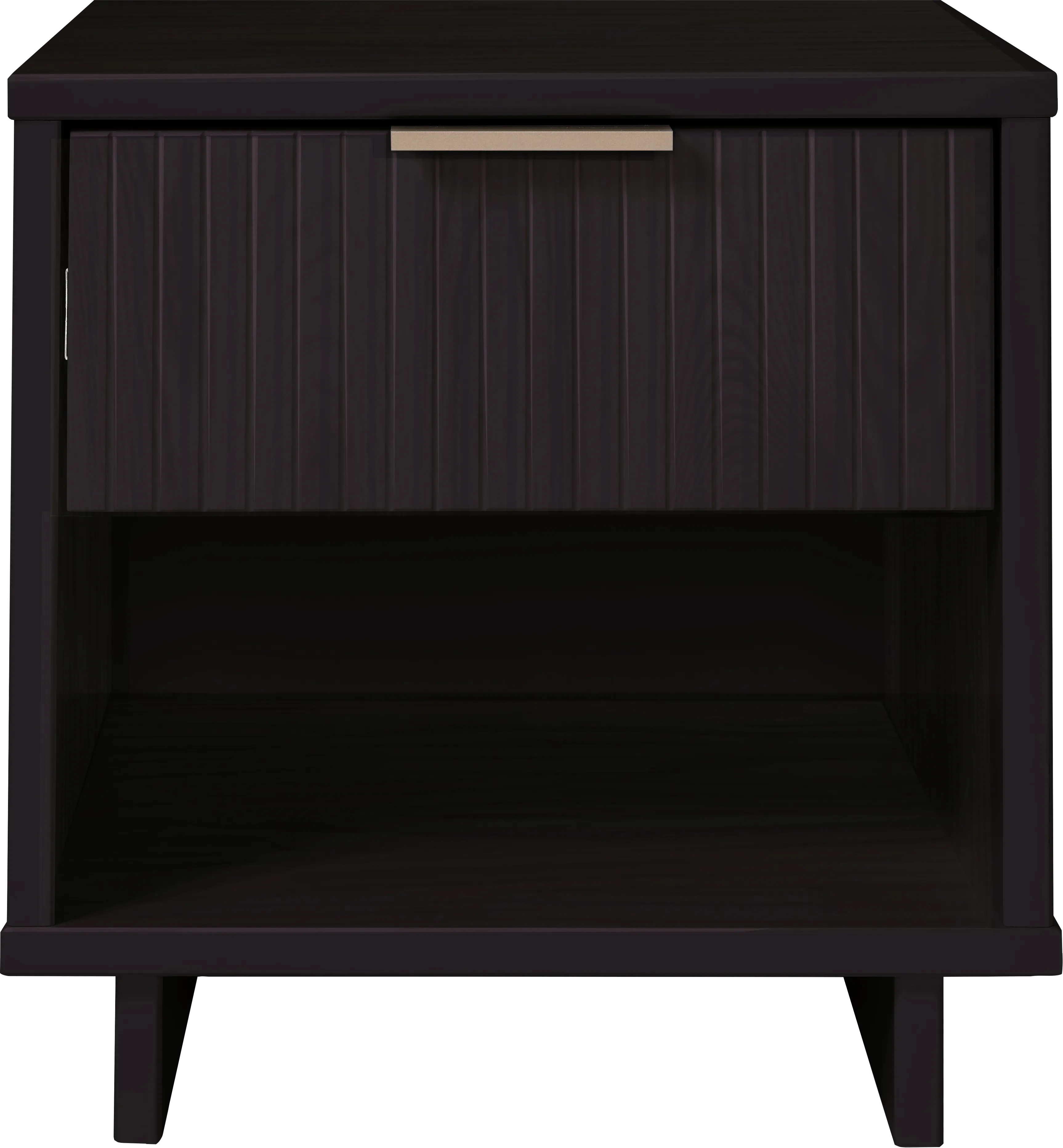 Bremmer V Black Nightstand - Thumbnail - Image 1