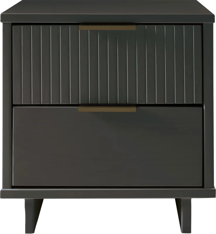 Bremmer VI Dark Gray Nightstand