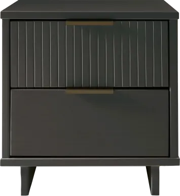 Bremmer VI Dark Gray Nightstand