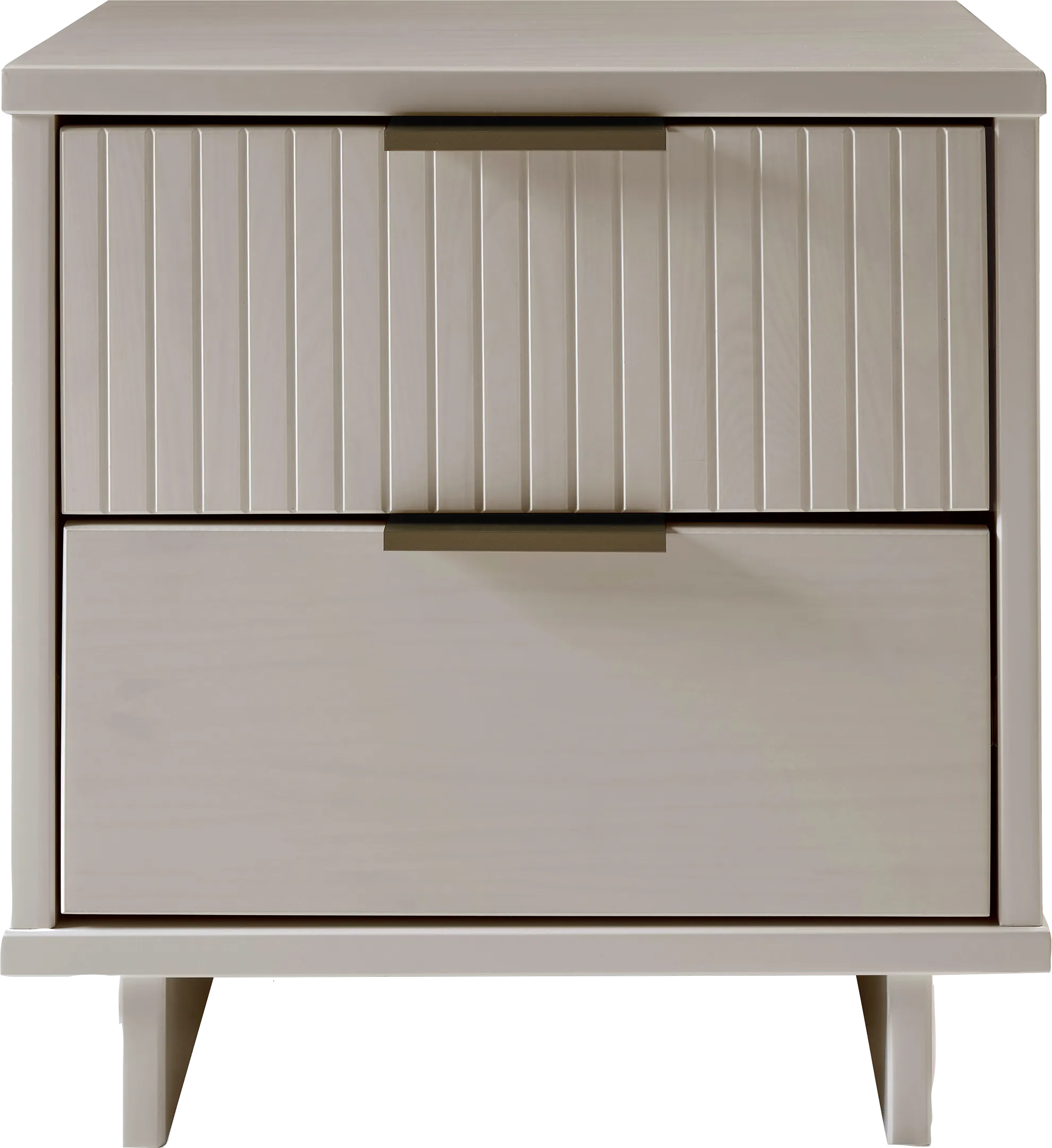 Bremmer VI Light Gray Nightstand - Thumbnail - Image 1