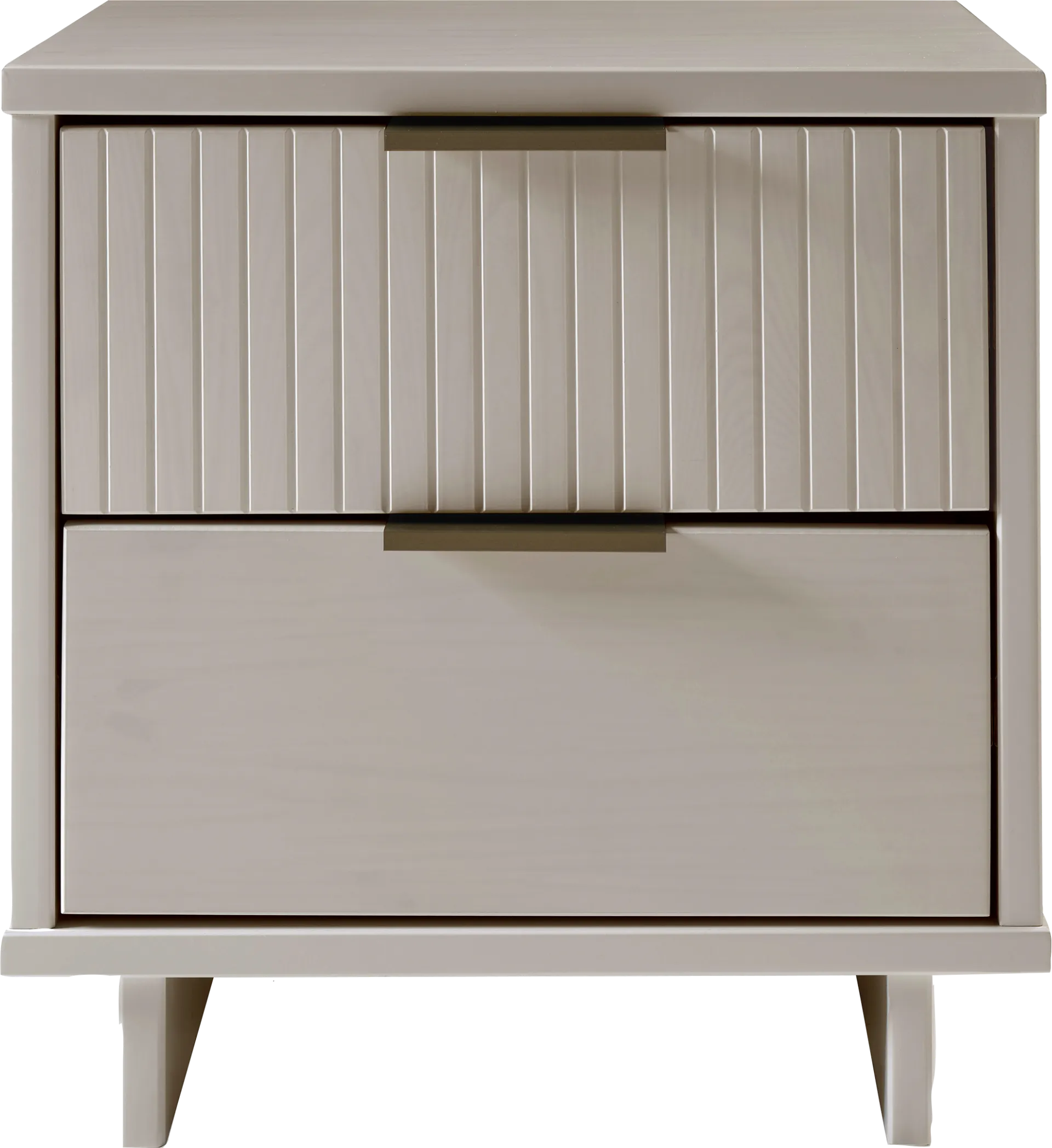 Bremmer VI Light Gray Nightstand - Image 1