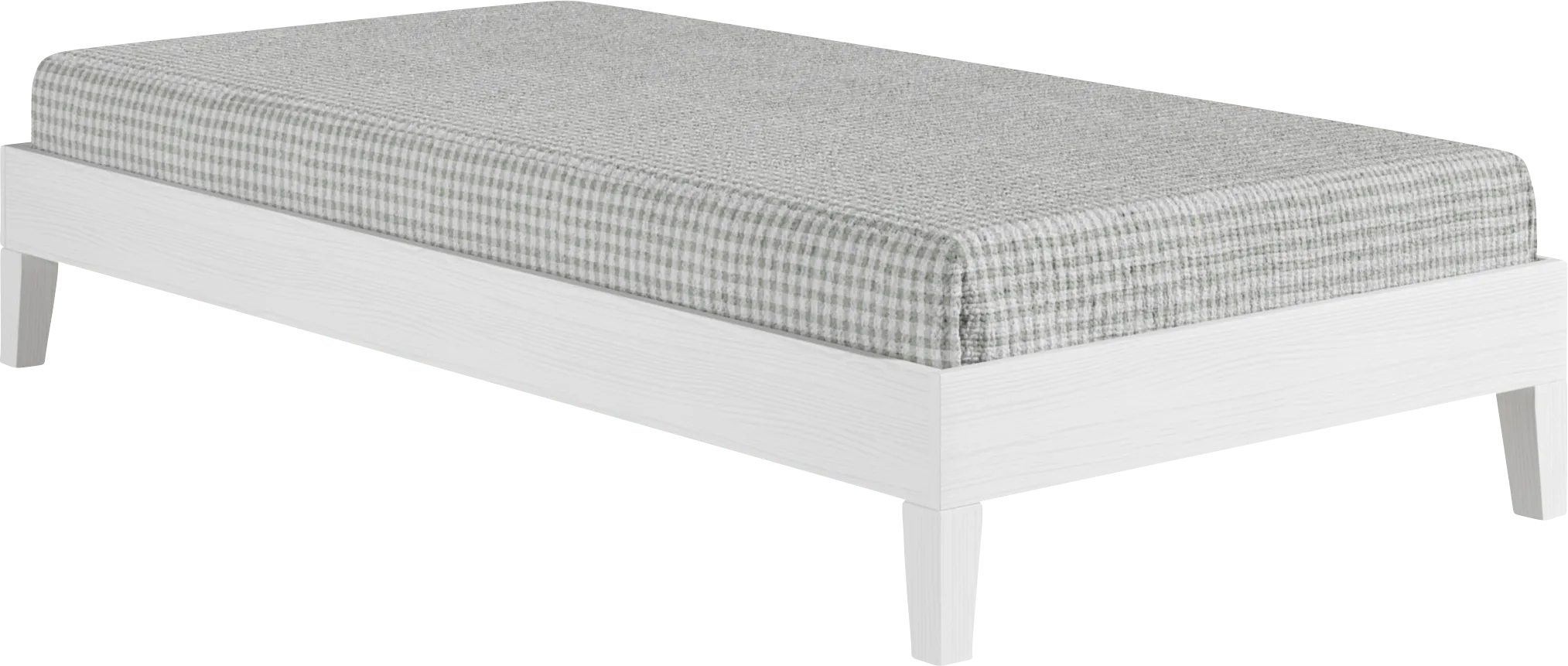 Bonariden White Twin Platform Bed - Thumbnail - Image 1