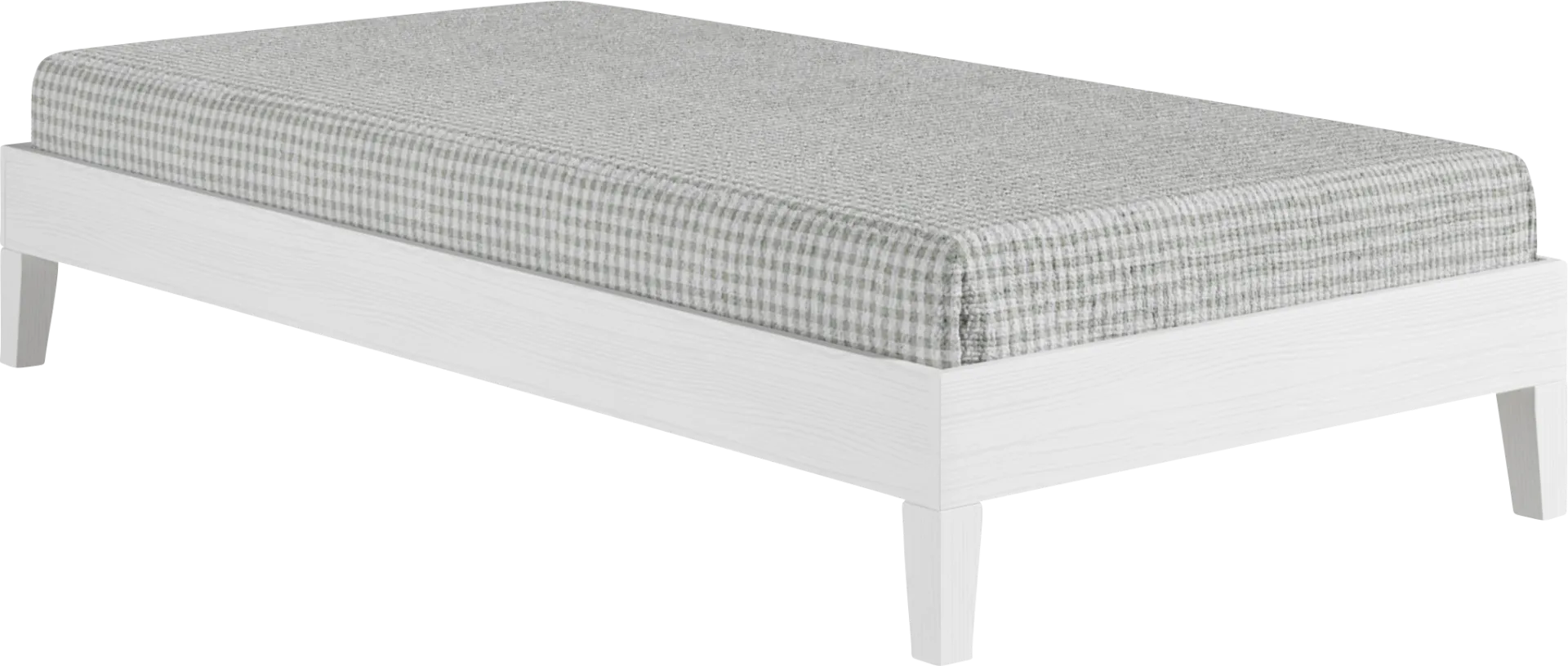 Bonariden White Twin Platform Bed - Image 1