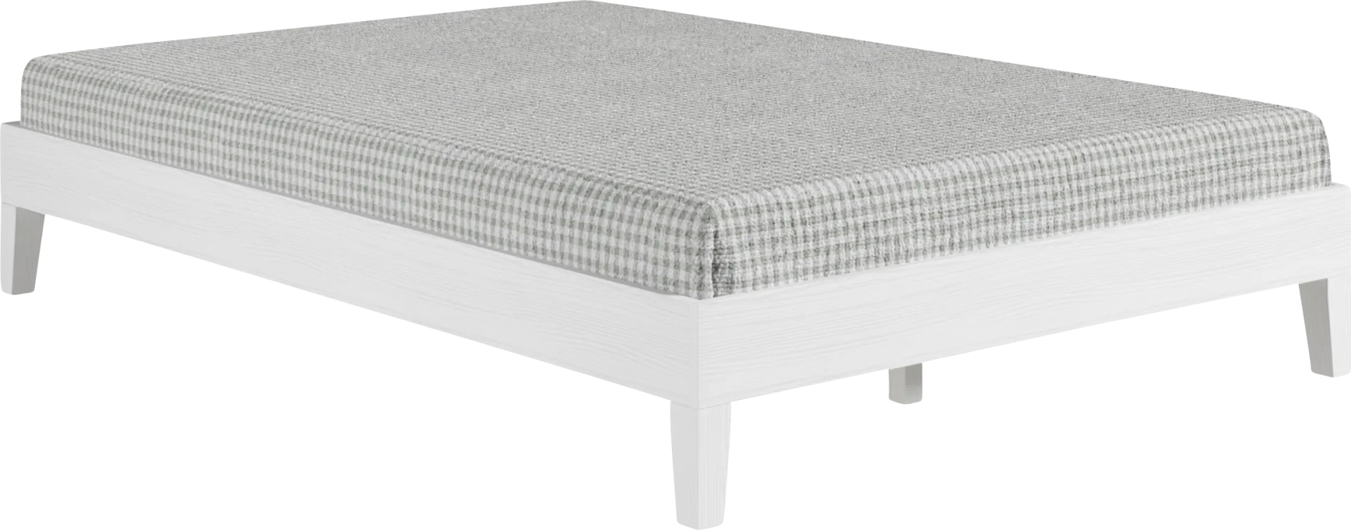 Bonariden White Full Platform Bed - Image 1