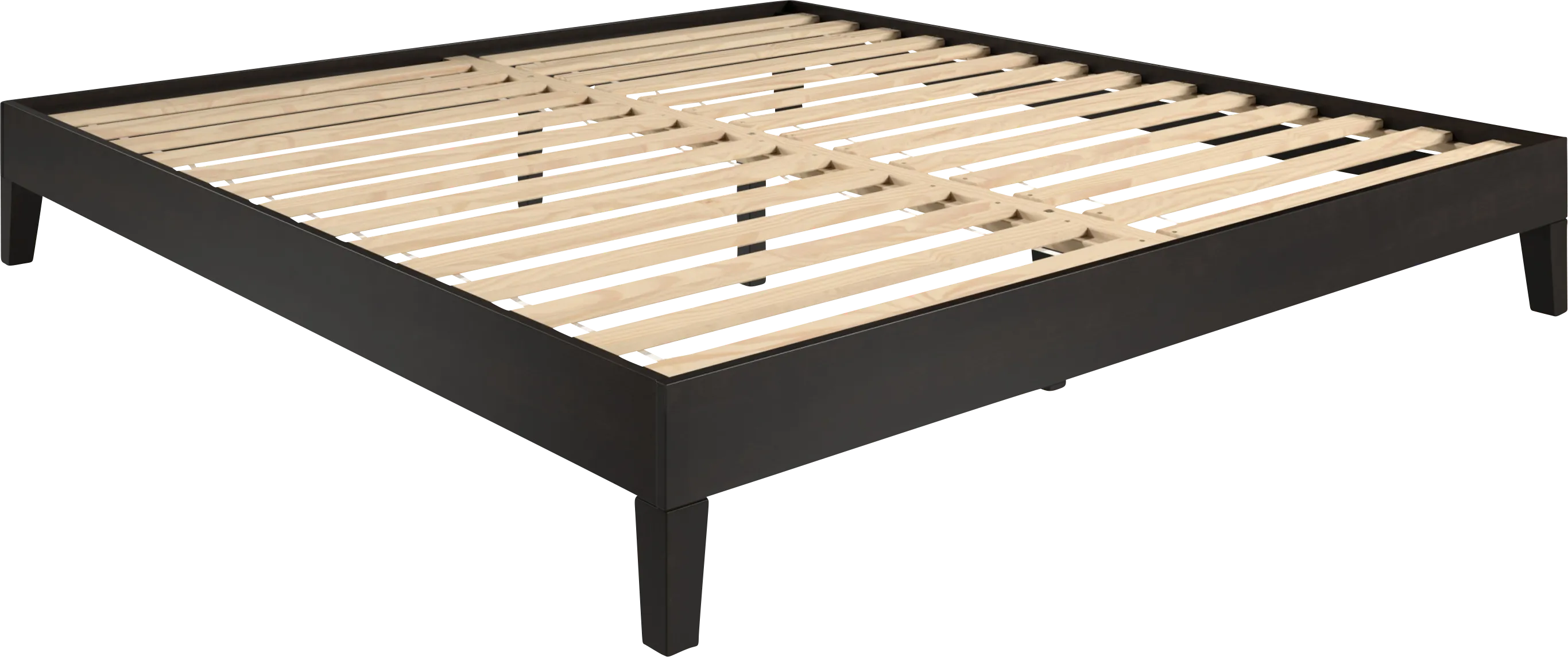 Bonariden Black King Platform Bed - Thumbnail - Image 1