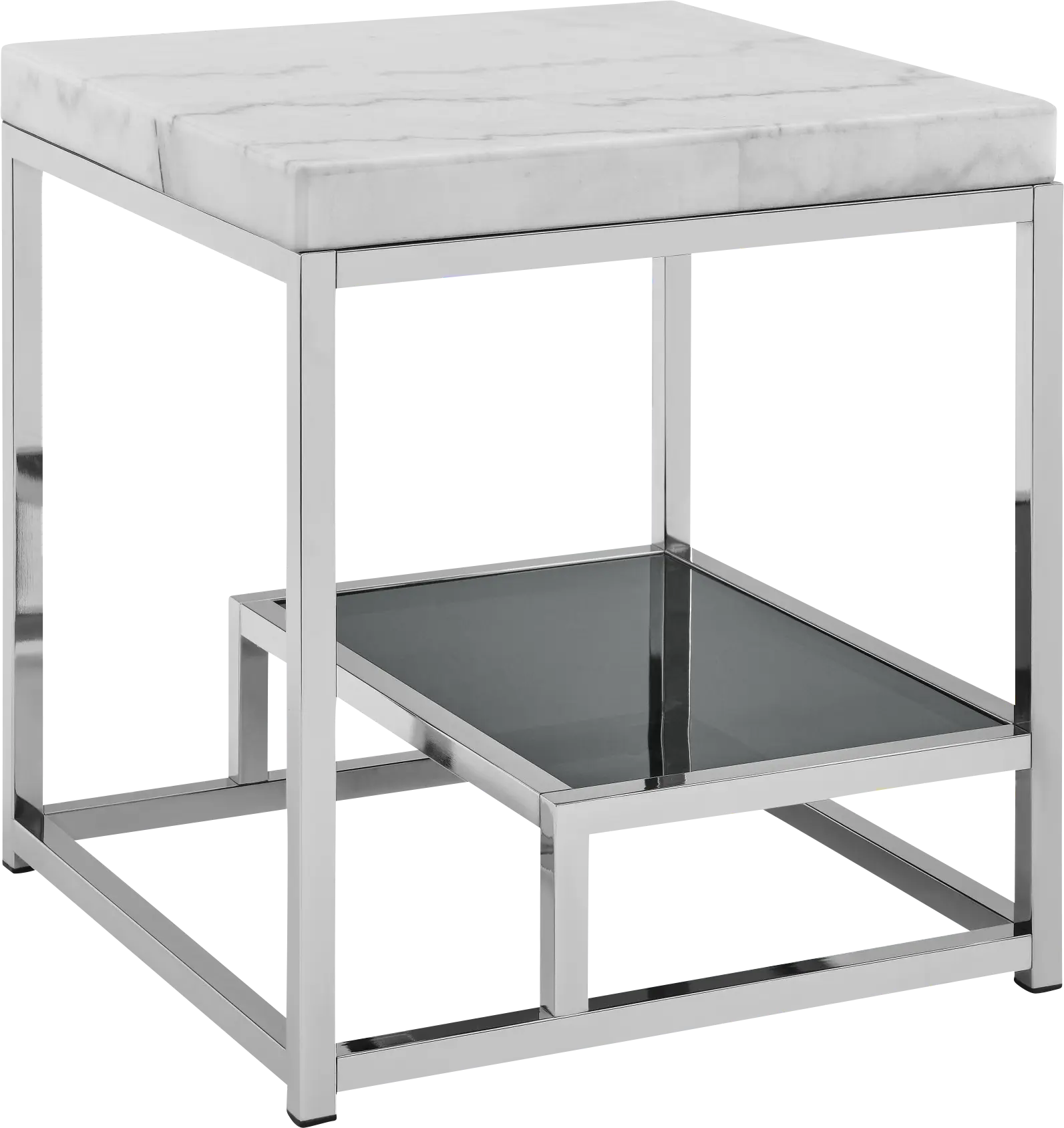 Brudertonas White End Table