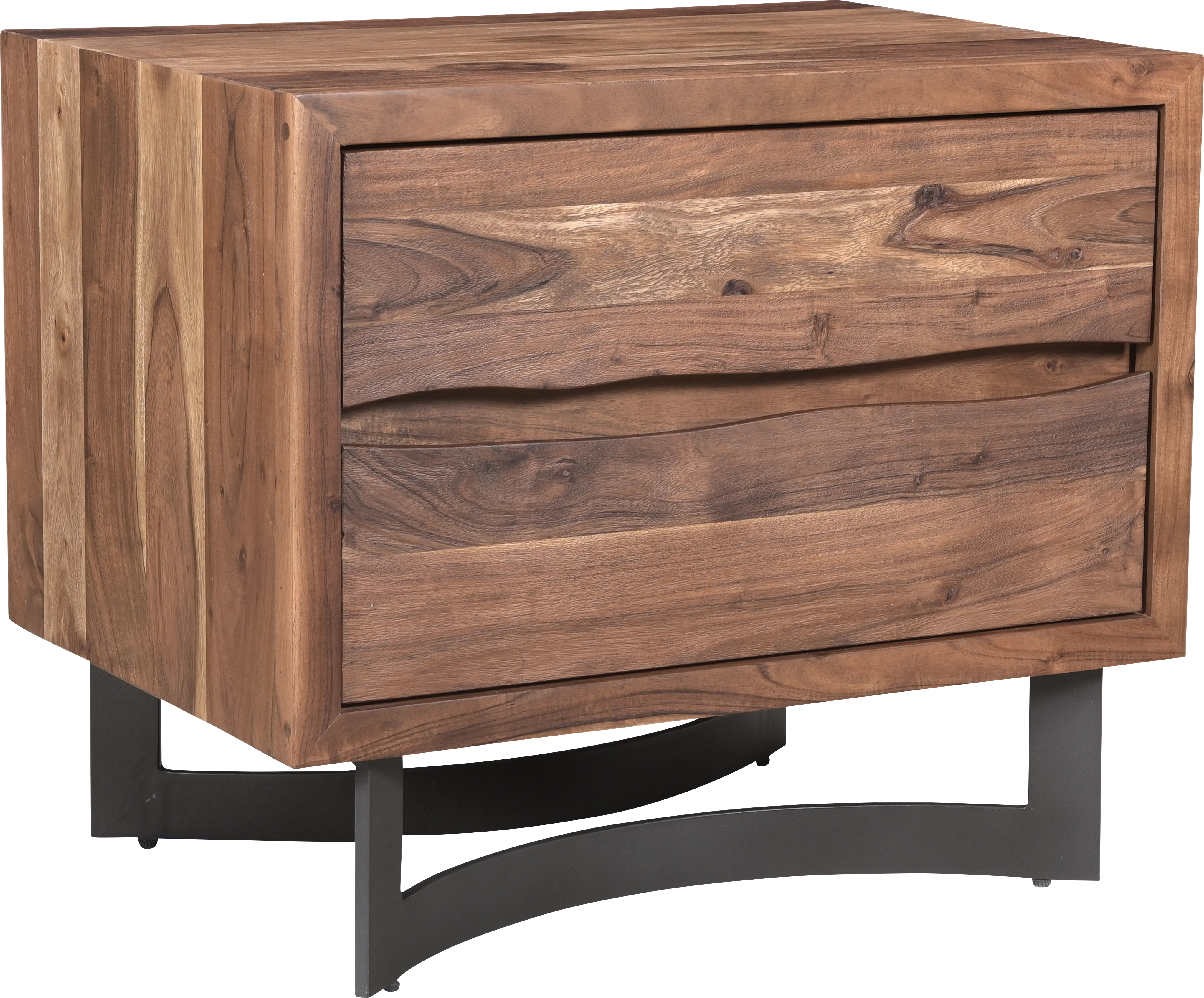 Lochness Brown Nightstand - Thumbnail - Image 1