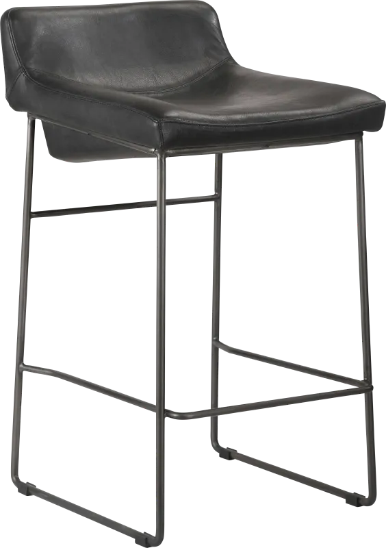 Alderney Black Counter Height Stool