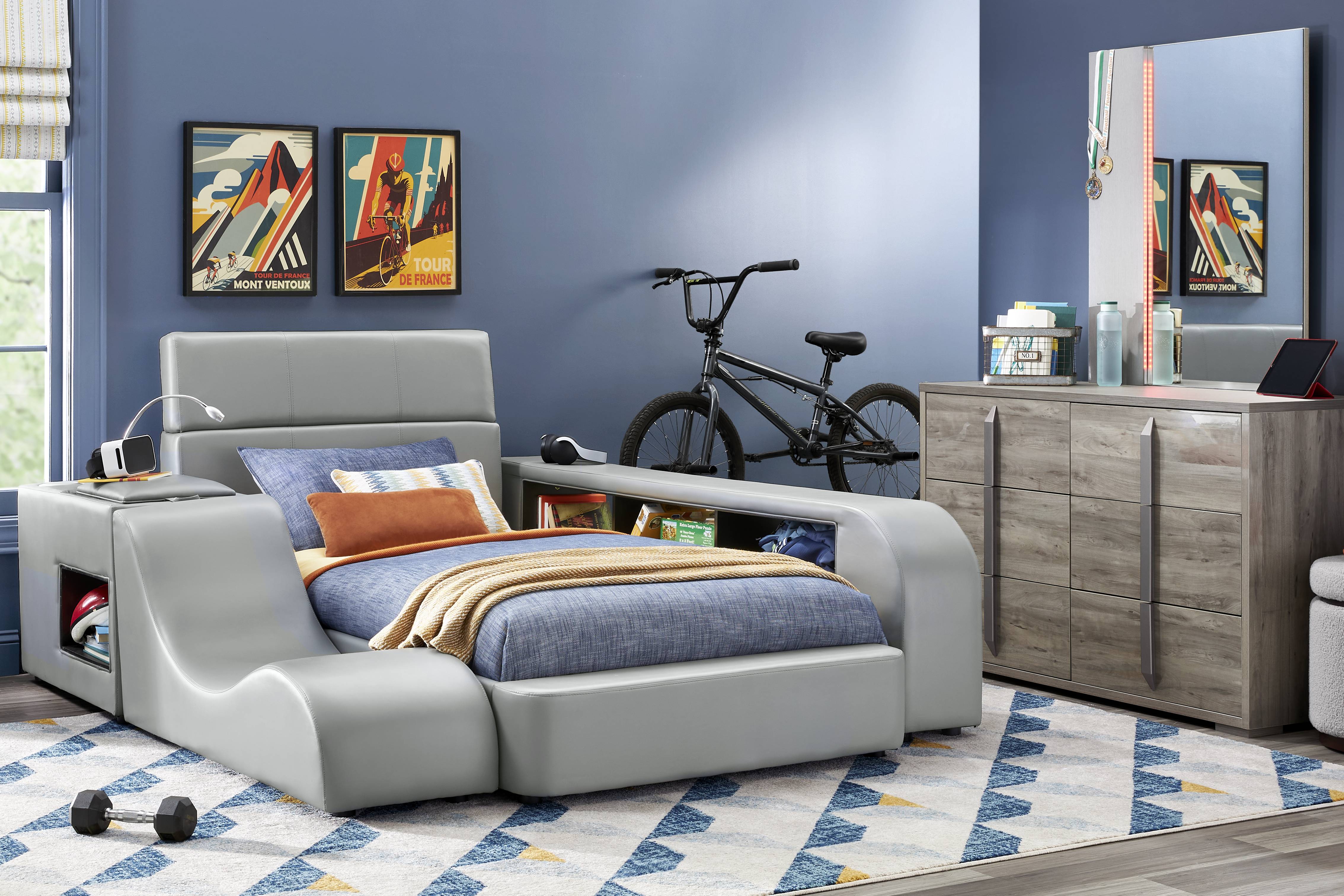 Kids ReGen™ Recharged Gray Nightstand - Thumbnail - Image 2