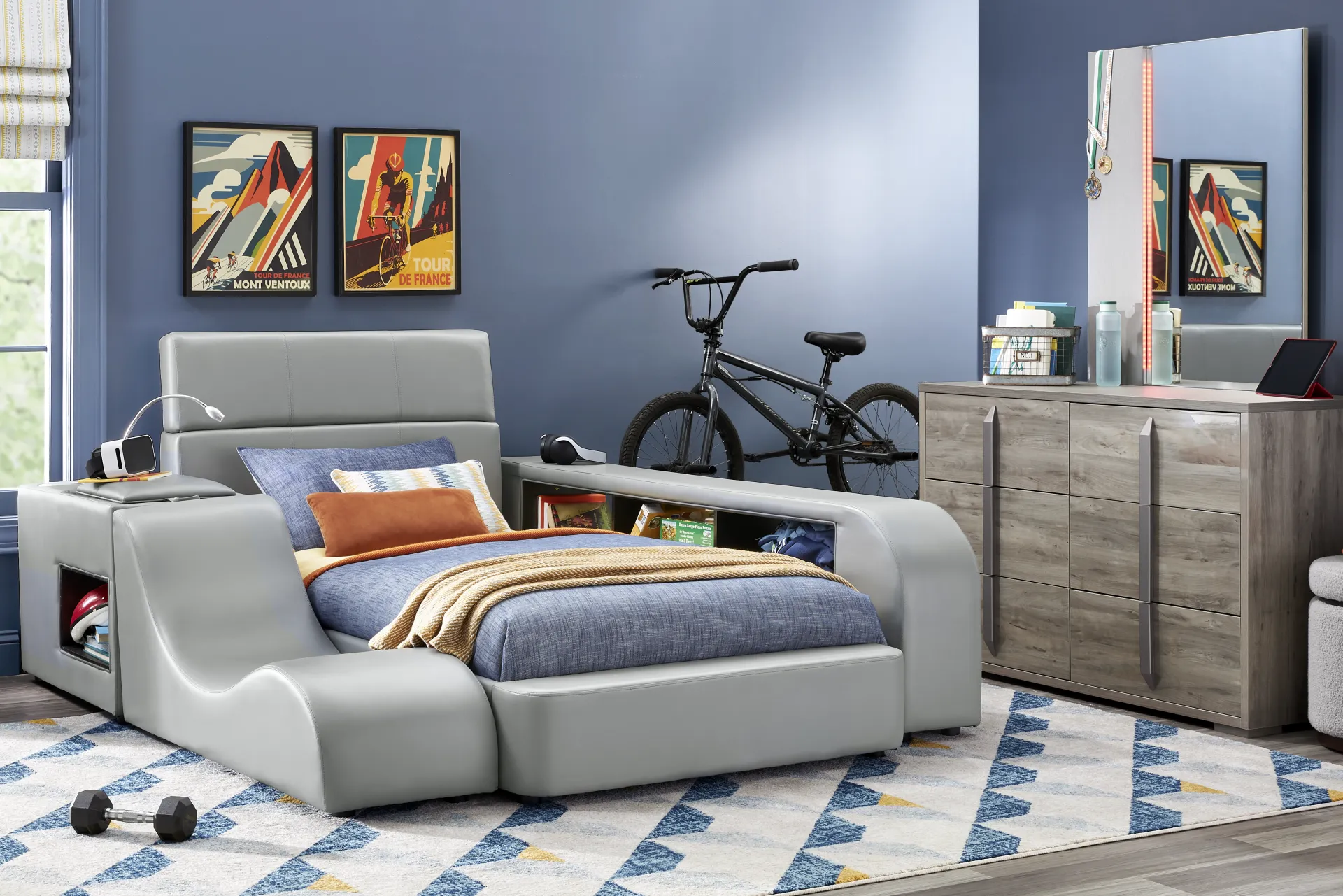 Kids ReGen™ Recharged Gray Nightstand - Image 1