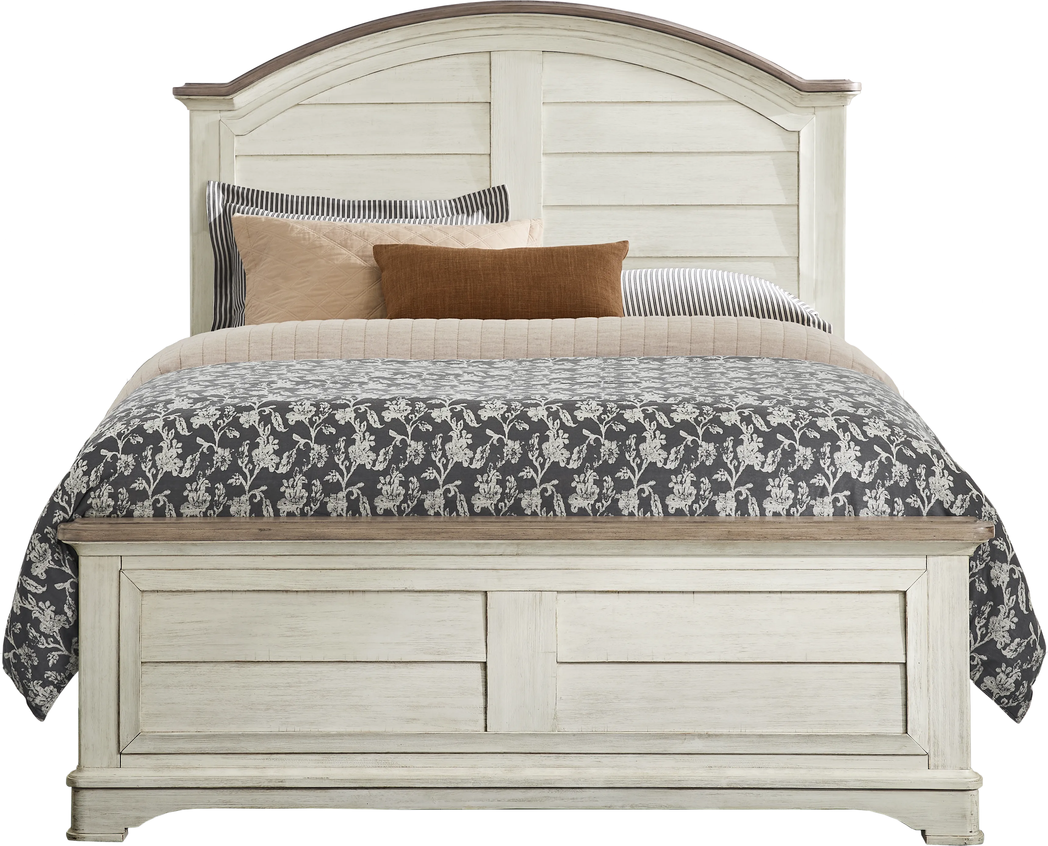 Edisto Bay White 7 Pc King Panel Bedroom - Thumbnail - Image 3