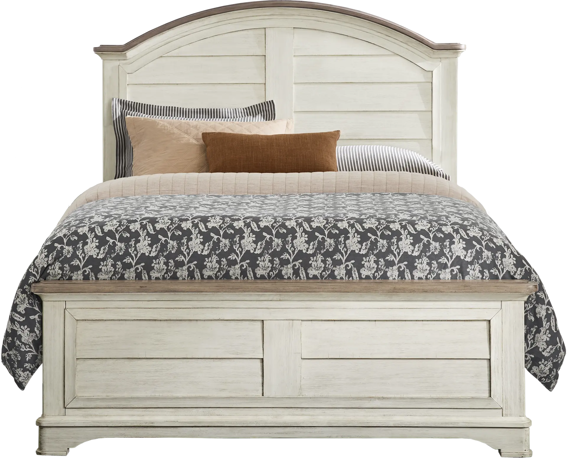 Edisto Bay White 3 Pc Queen Panel Bed