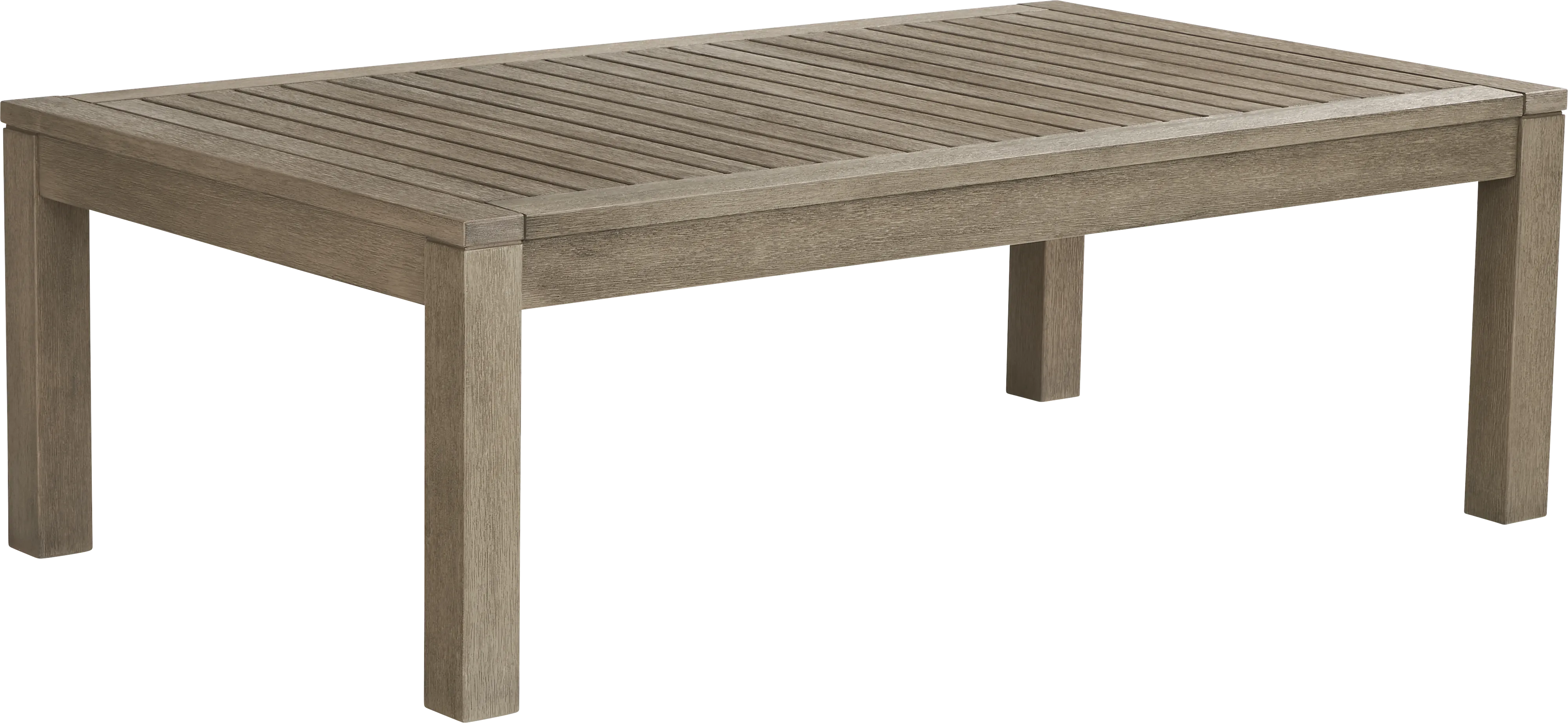 Siesta Key Gray Outdoor Cocktail Table - Thumbnail - Image 1