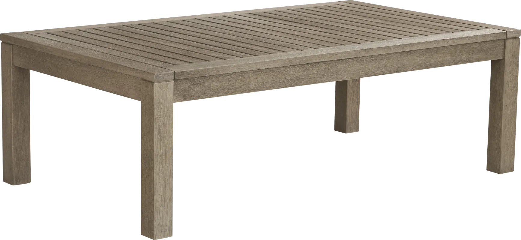 Siesta Key Gray Outdoor Cocktail Table