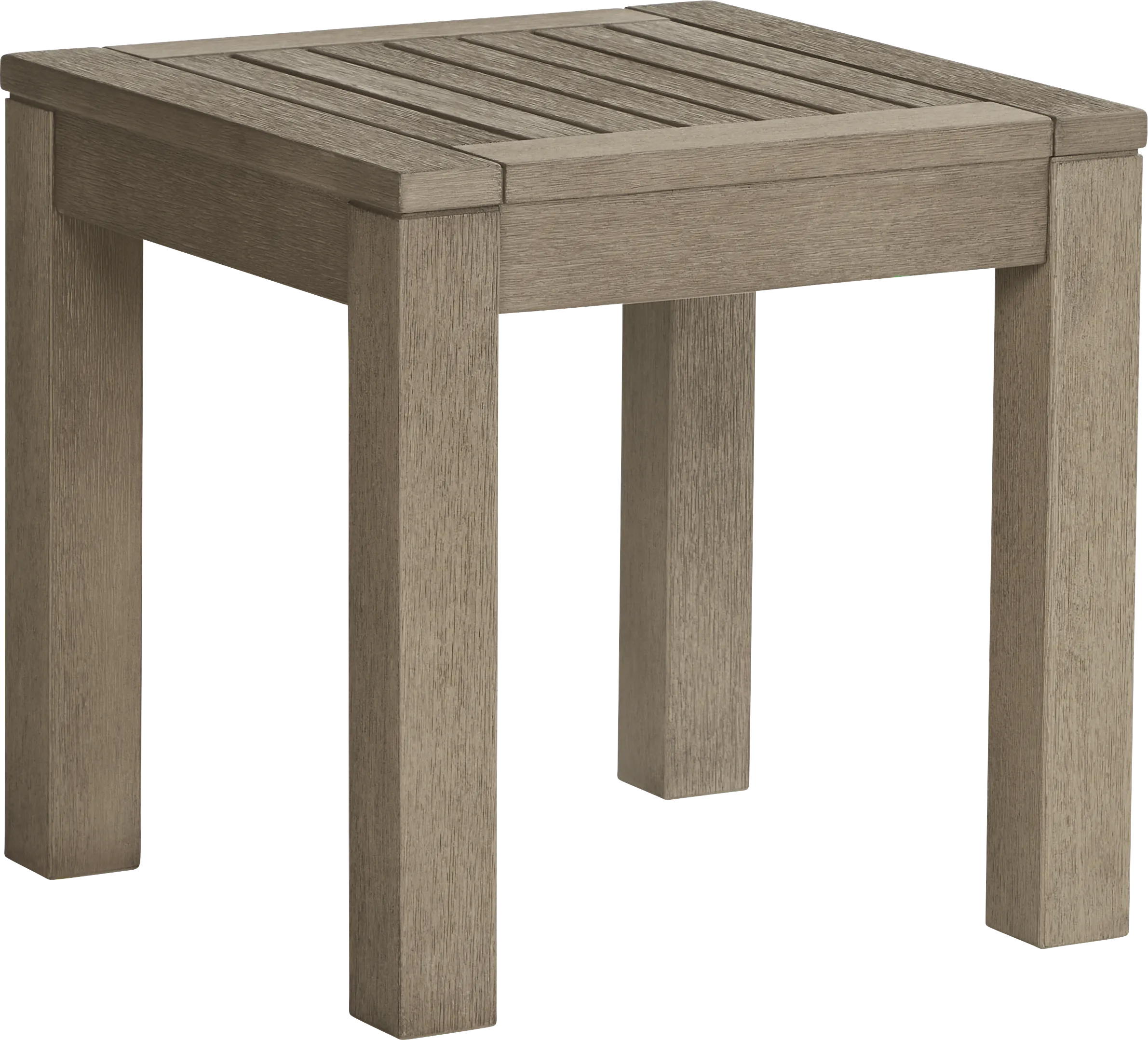Siesta Key Gray Outdoor End Table - Thumbnail - Image 1