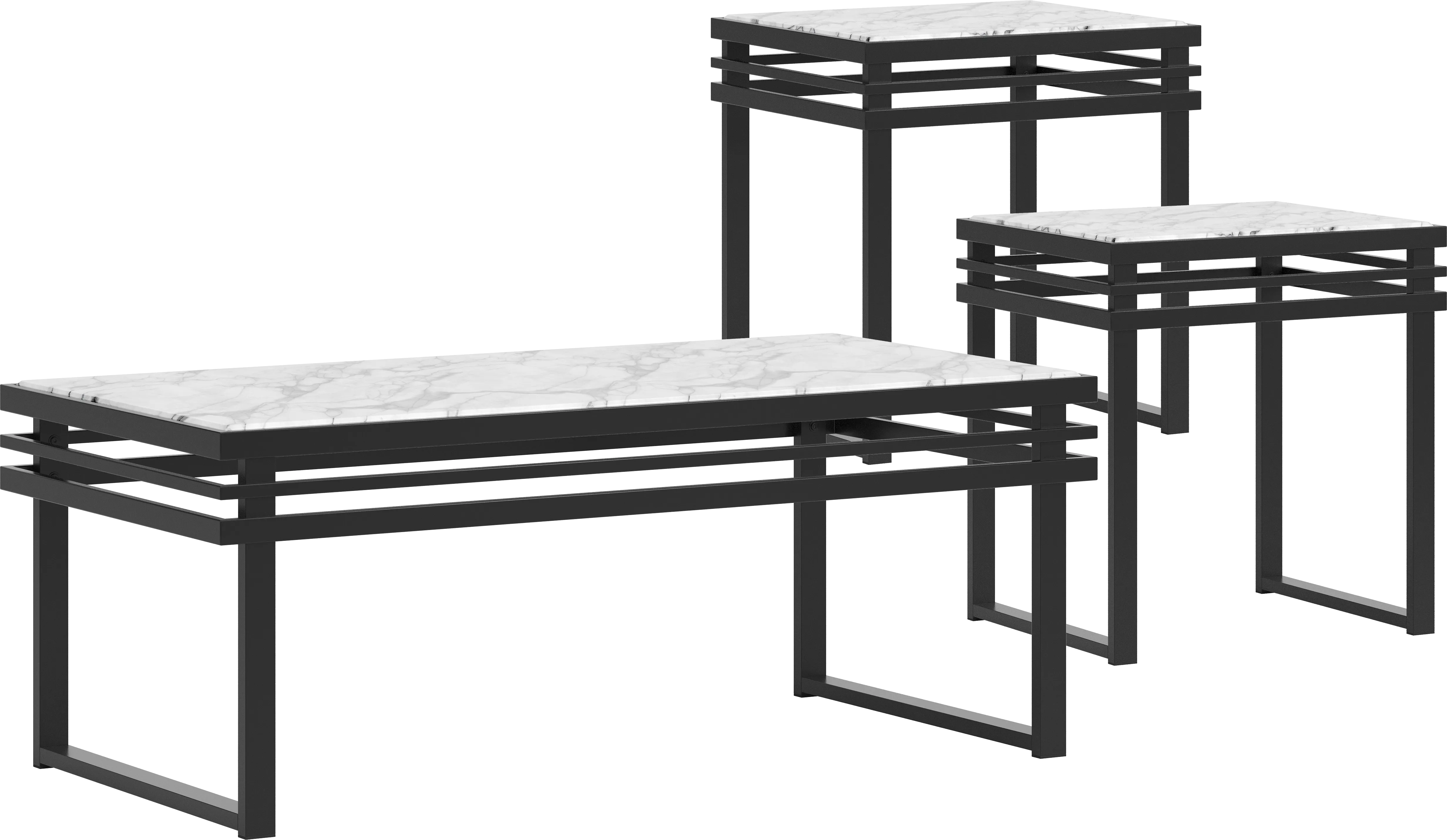 Alanis Bay Blue 5 Pc Living Room - Thumbnail - Image 10