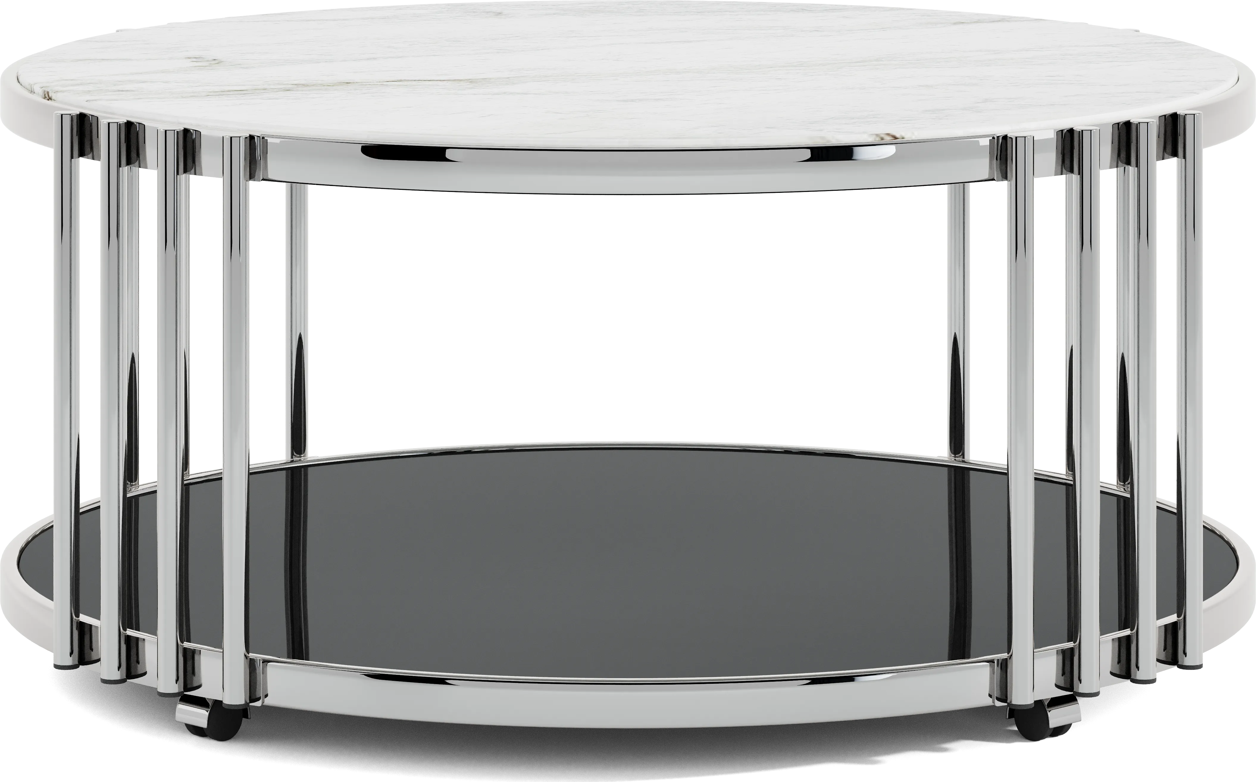 Geneva Blue 6 Pc Sleeper Sectional Living Room - Thumbnail - Image 14