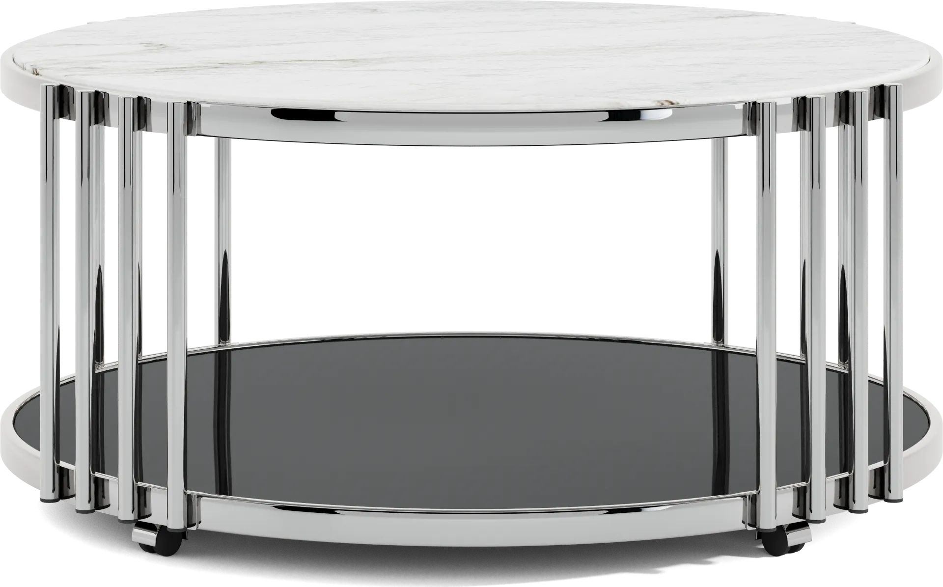 Bardiglio Silver Cocktail Table - Image 1