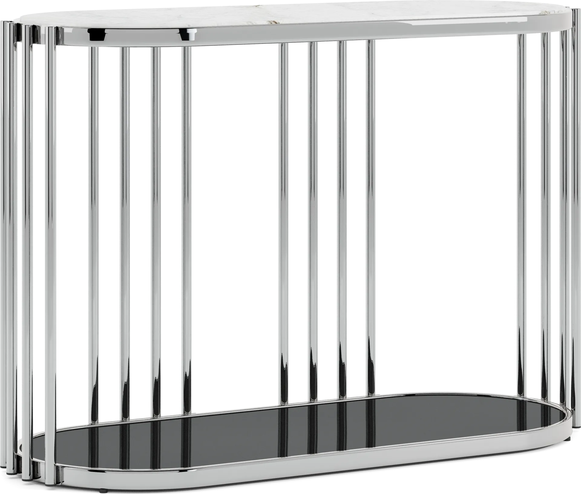 Bardiglio Silver Sofa Table - Image 1