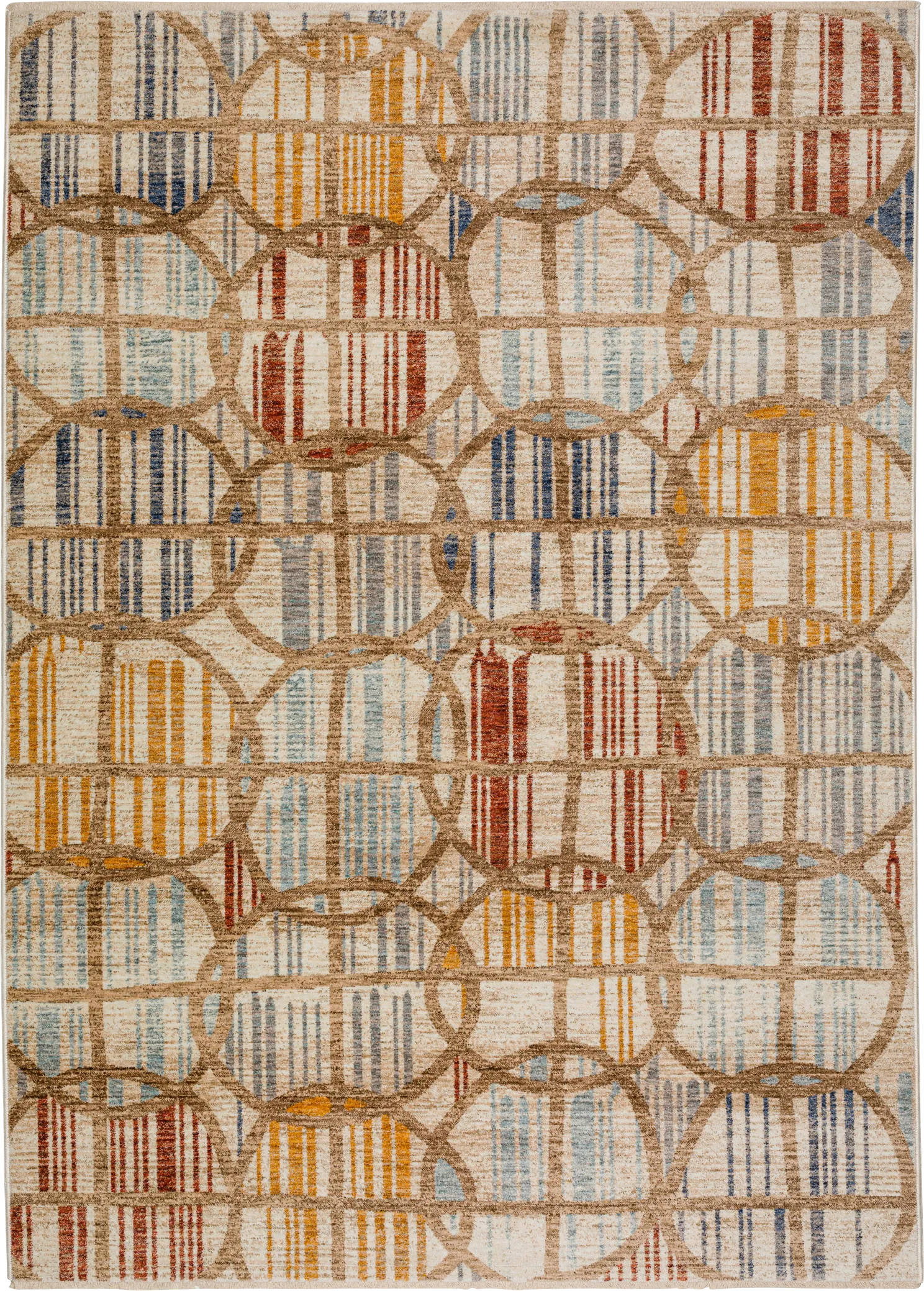 Ruoli Brown/Multi 5' x 7'10 Rug - Image 1
