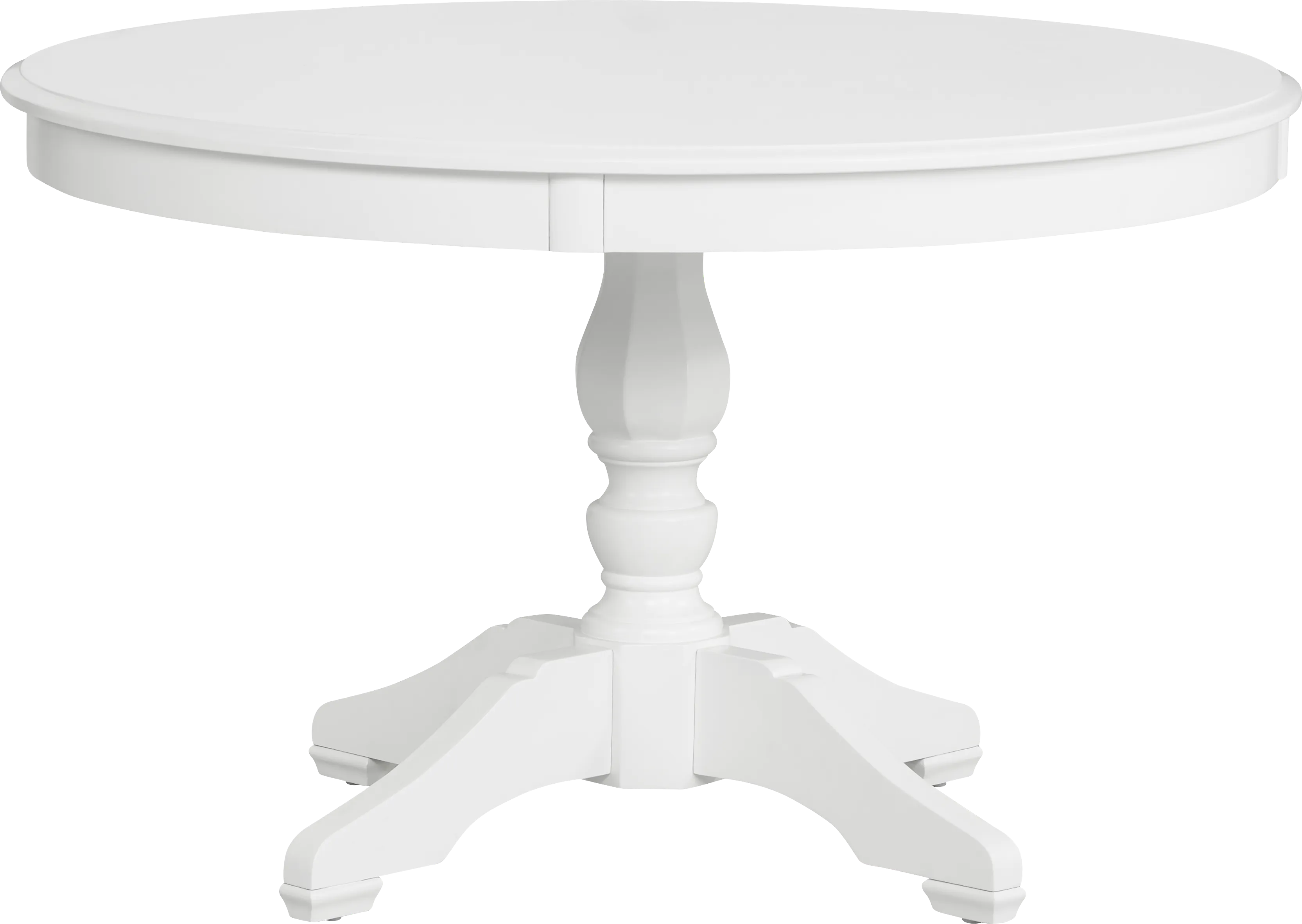 Chesterman White Round Dining Table - Thumbnail - Image 1