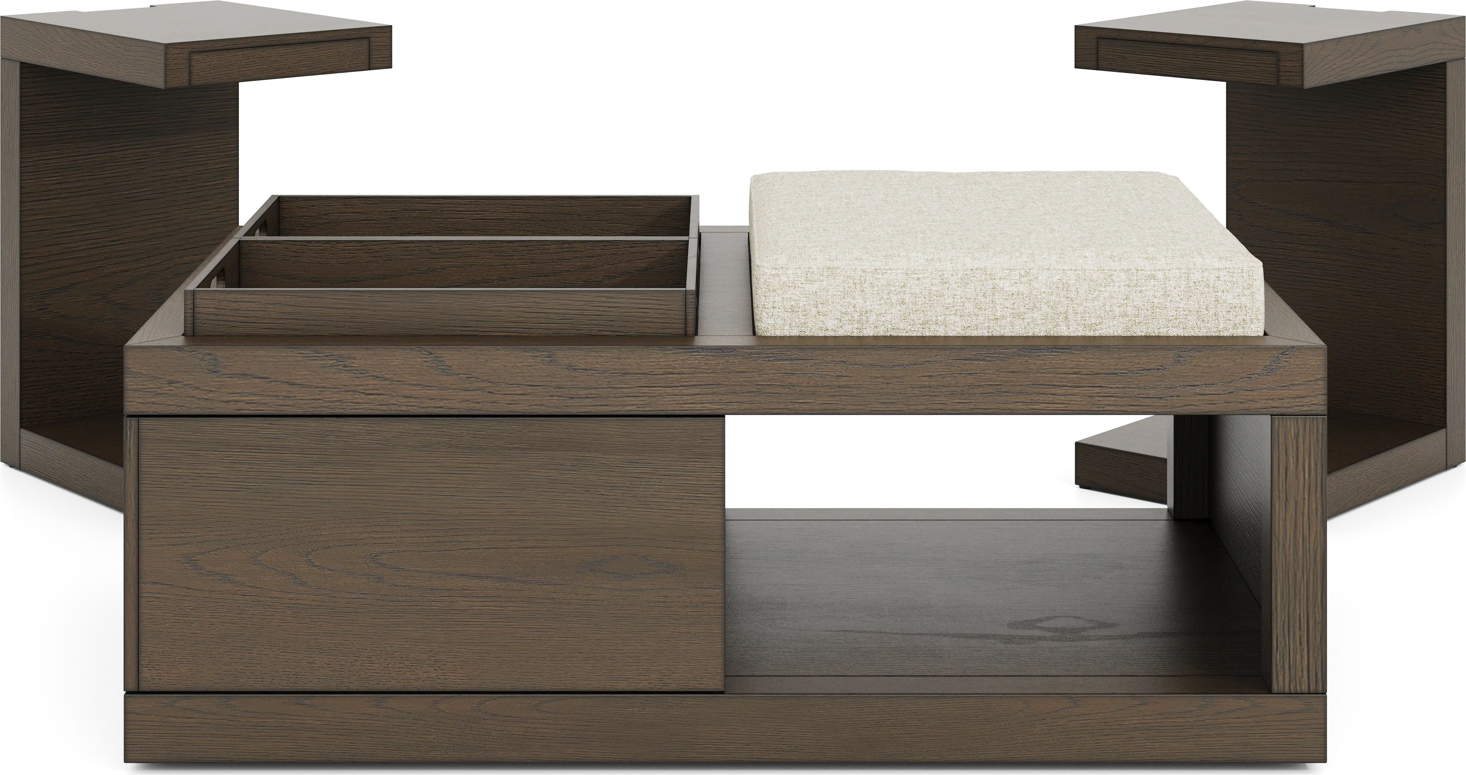 Delano Brown 3 Pc Table Set - Thumbnail - Image 1