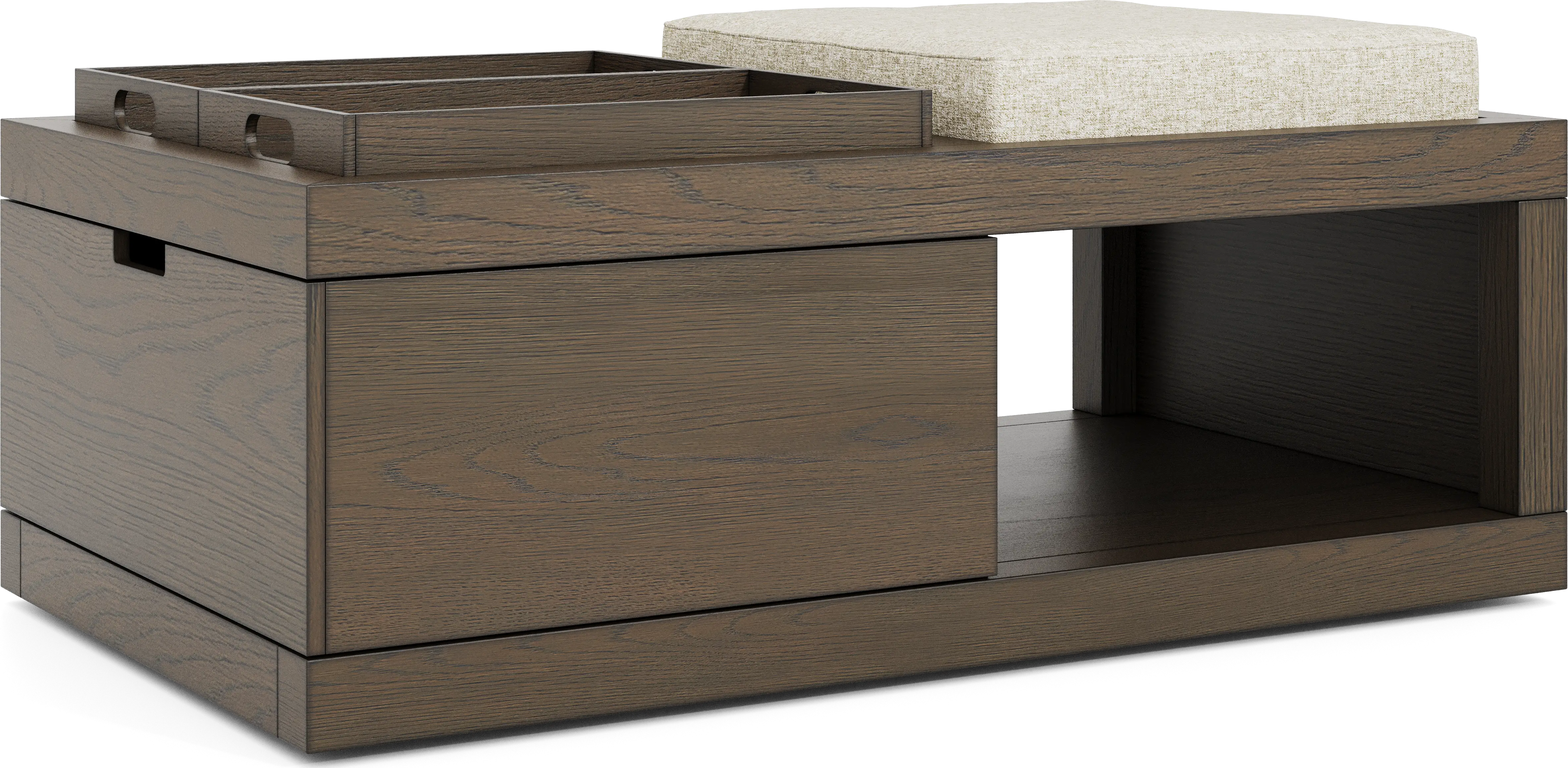 Horizon Ridge Beige Leather 6 Pc Living Room with Triple Power Reclining Sofa - Thumbnail - Image 19