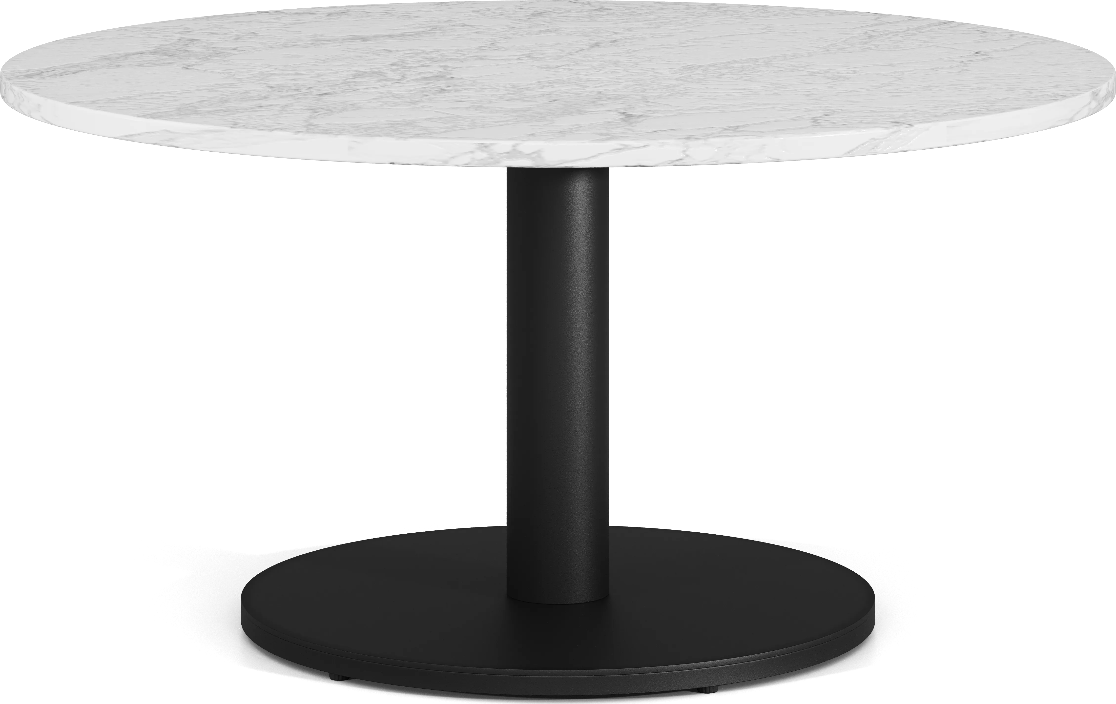 Charmaine Black Round Cocktail Table - Thumbnail - Image 1