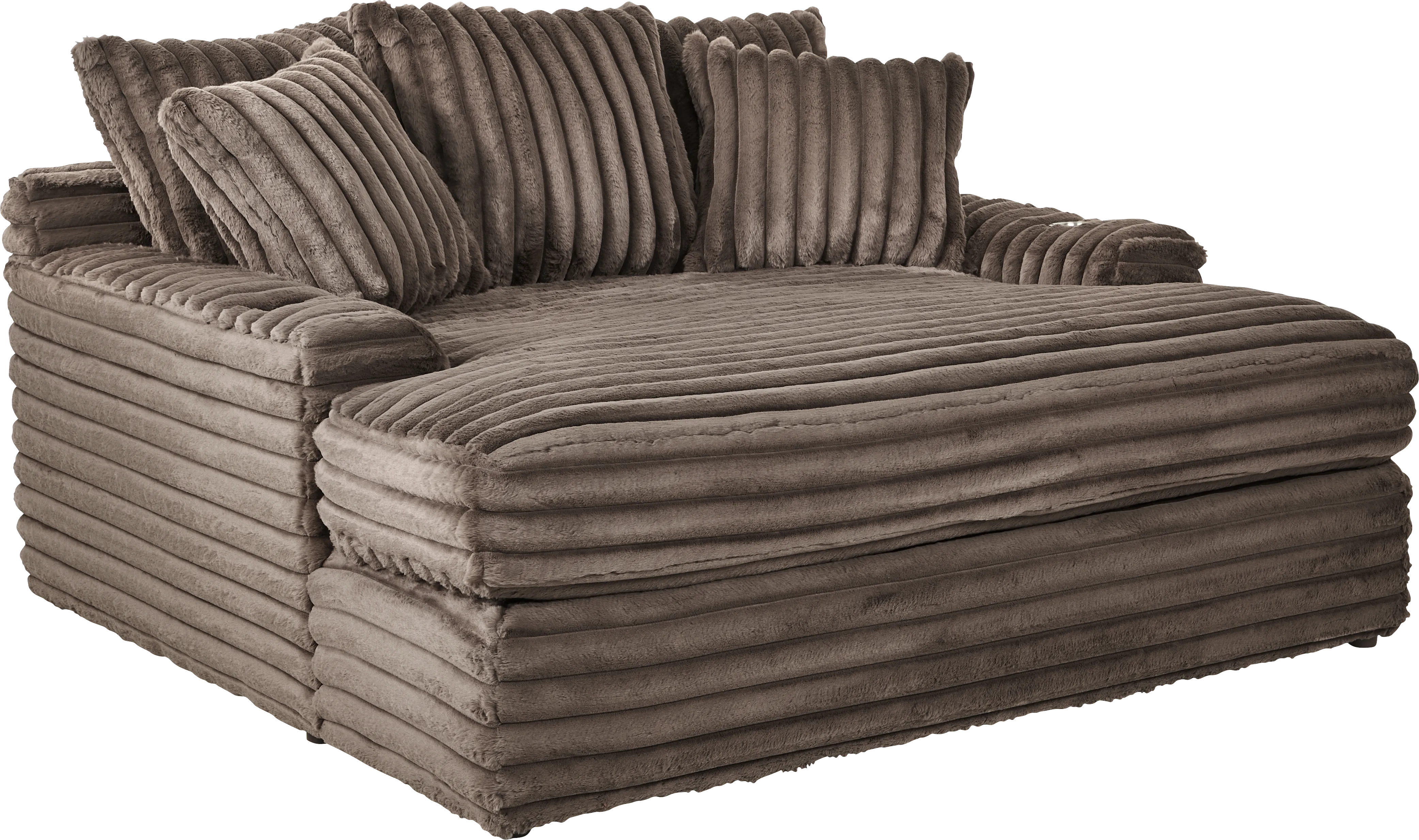 Stratford Brown Chaise - Thumbnail - Image 1