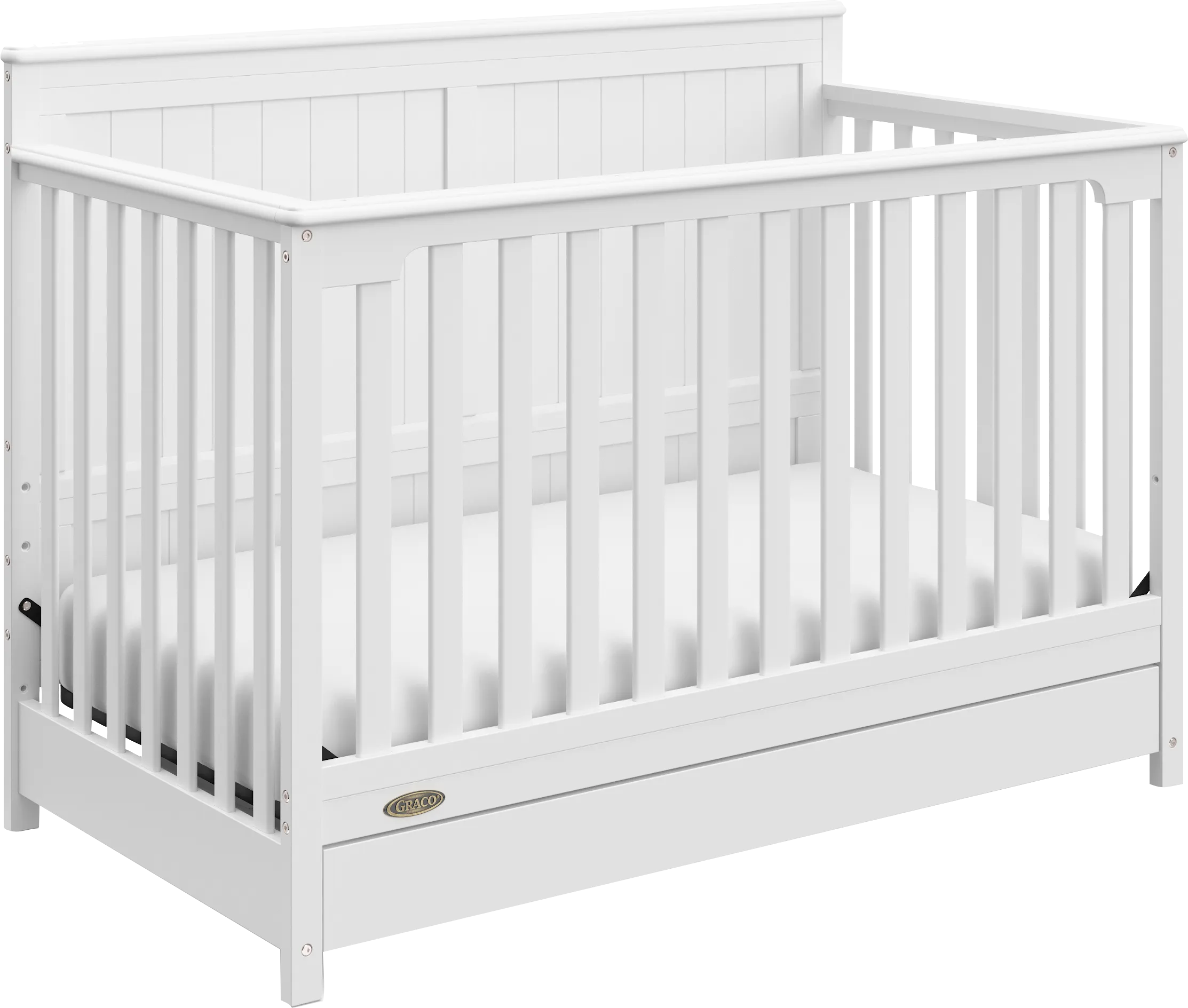 Maralah I White Convertible Crib - Thumbnail - Image 1