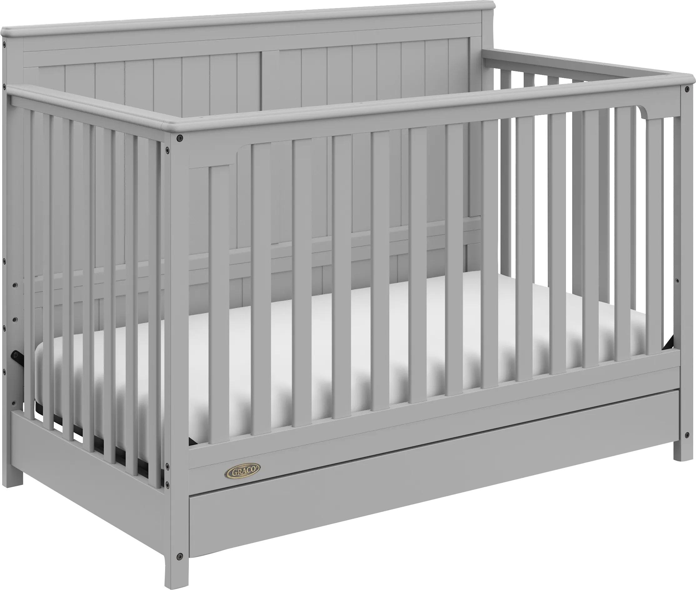 Maralah I Gray Convertible Crib - Thumbnail - Image 1