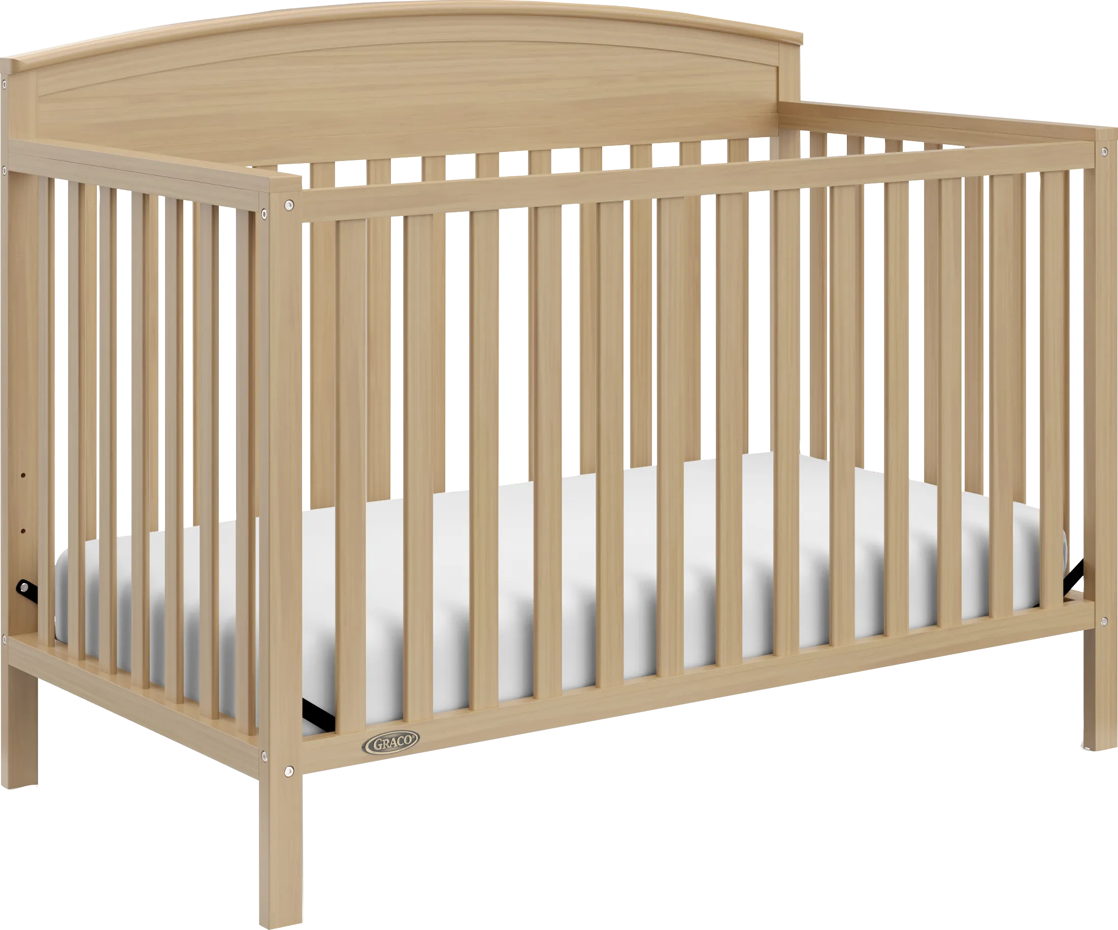 Zhandra Brown Convertible Crib - Thumbnail - Image 1