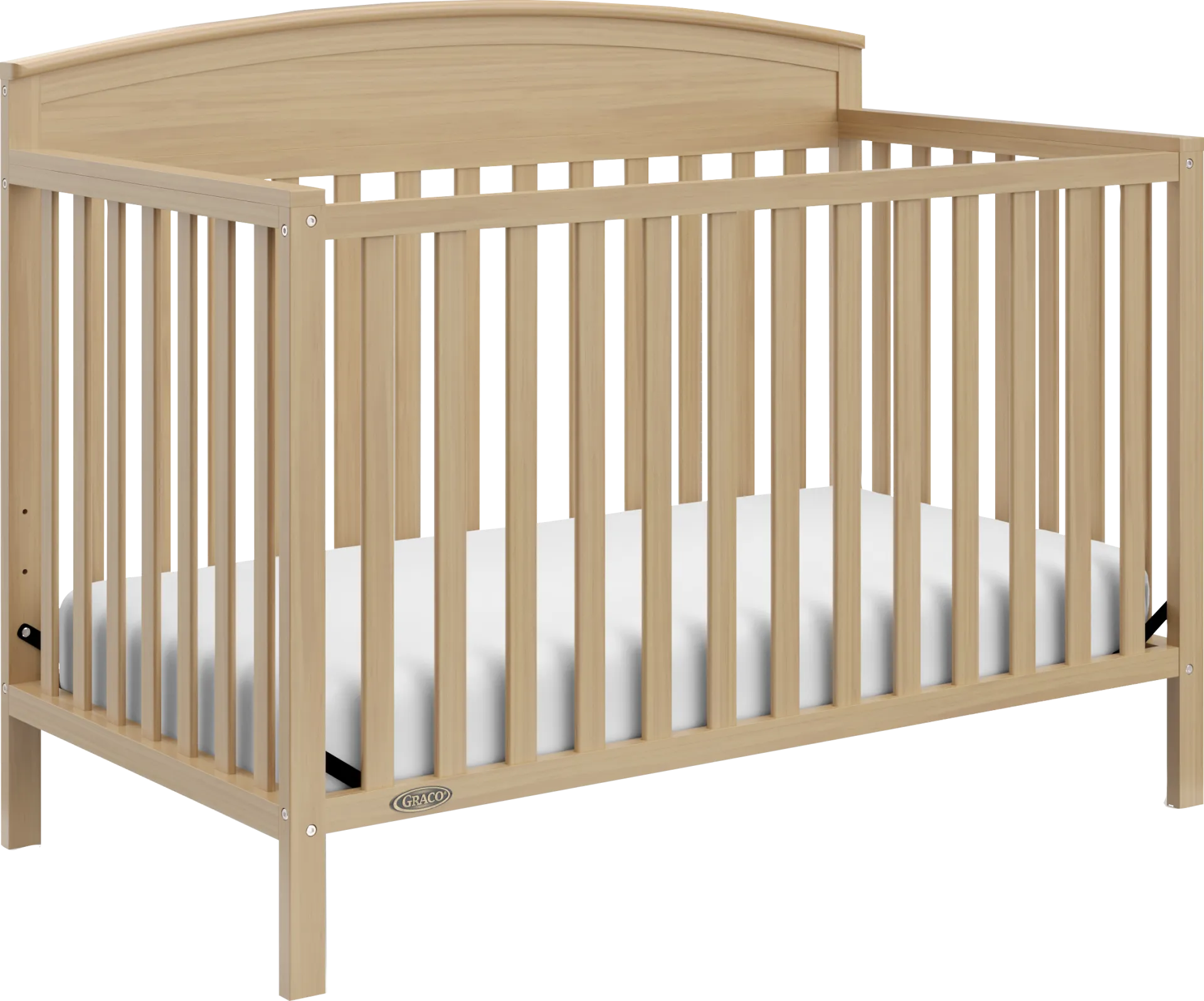 Zhandra Brown Convertible Crib - Image 1