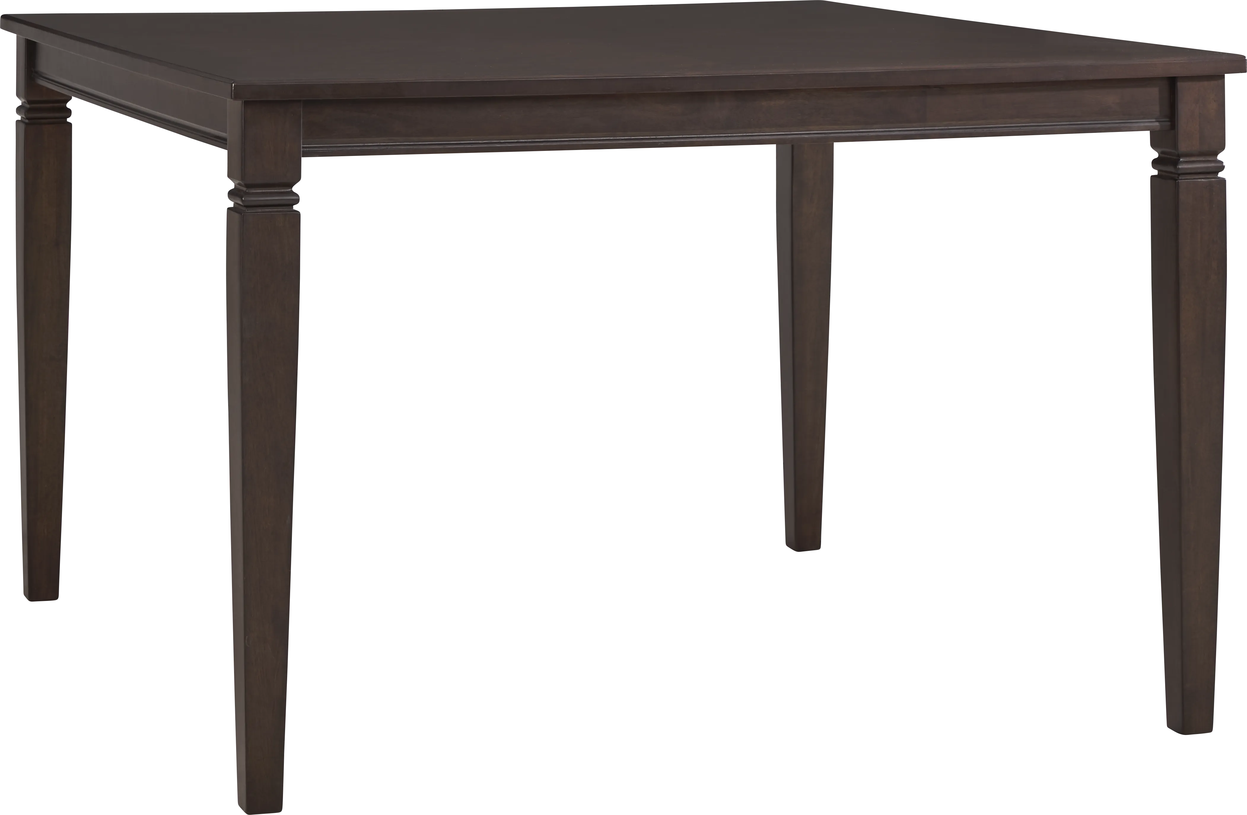 Winslow Brown Cherry Finish 5 Pc Square Counter Height Dining Room with Upholstered Stools - Thumbnail - Image 2
