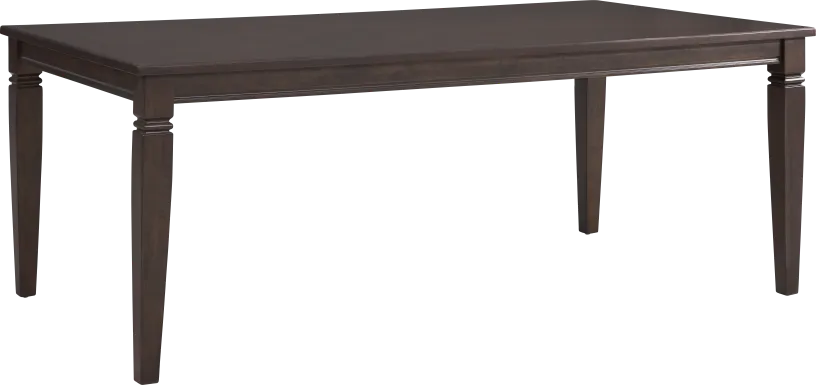 Winslow Brown Cherry Finish Rectangle Dining Table