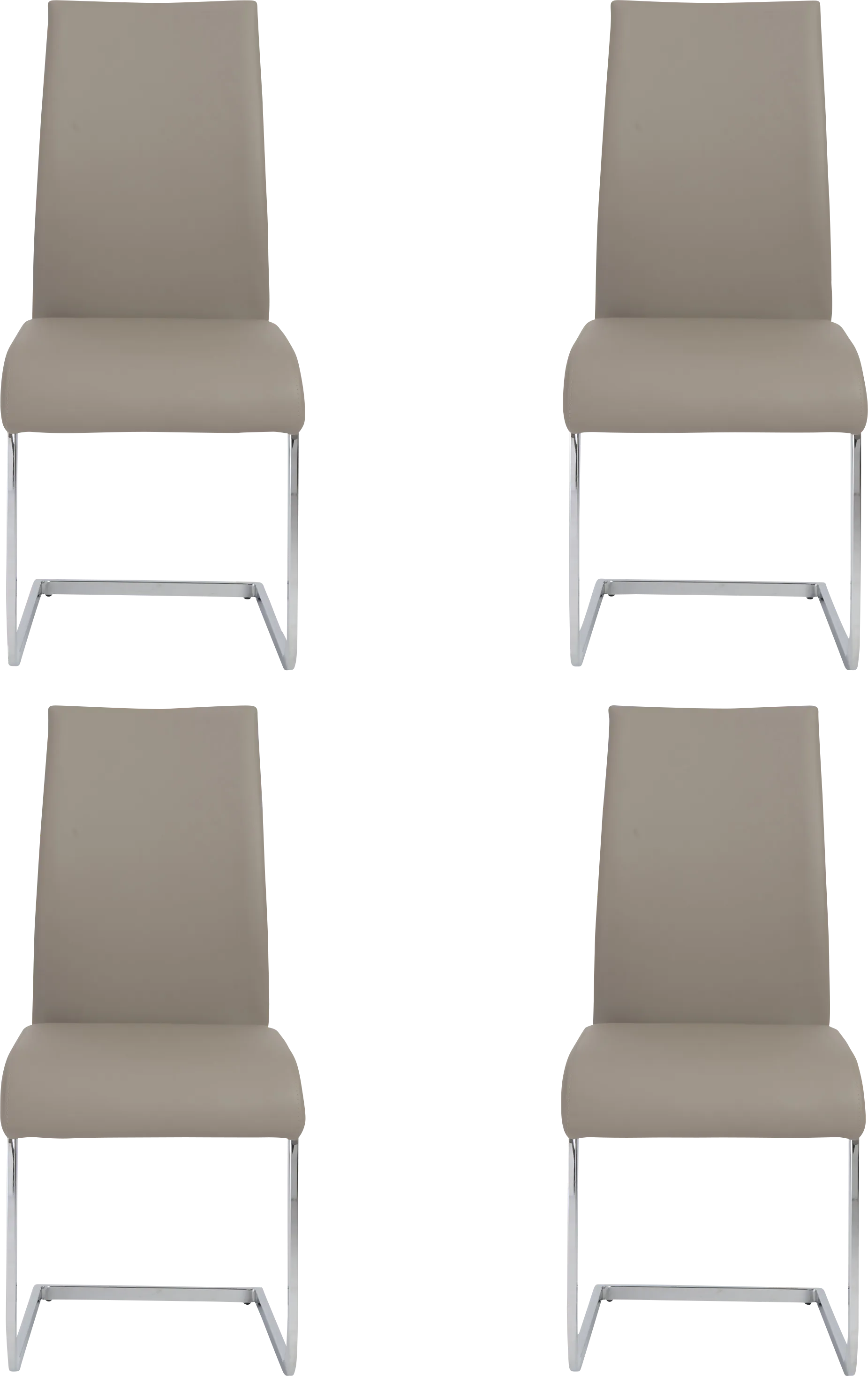 Stiney Taupe Dining Chair, Set of 4 - Thumbnail - Image 1