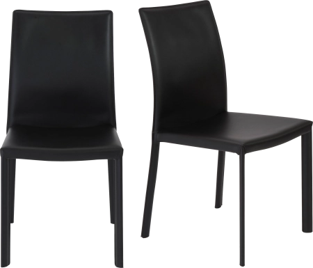 Mahlum Black Dining Chair, Set of 2