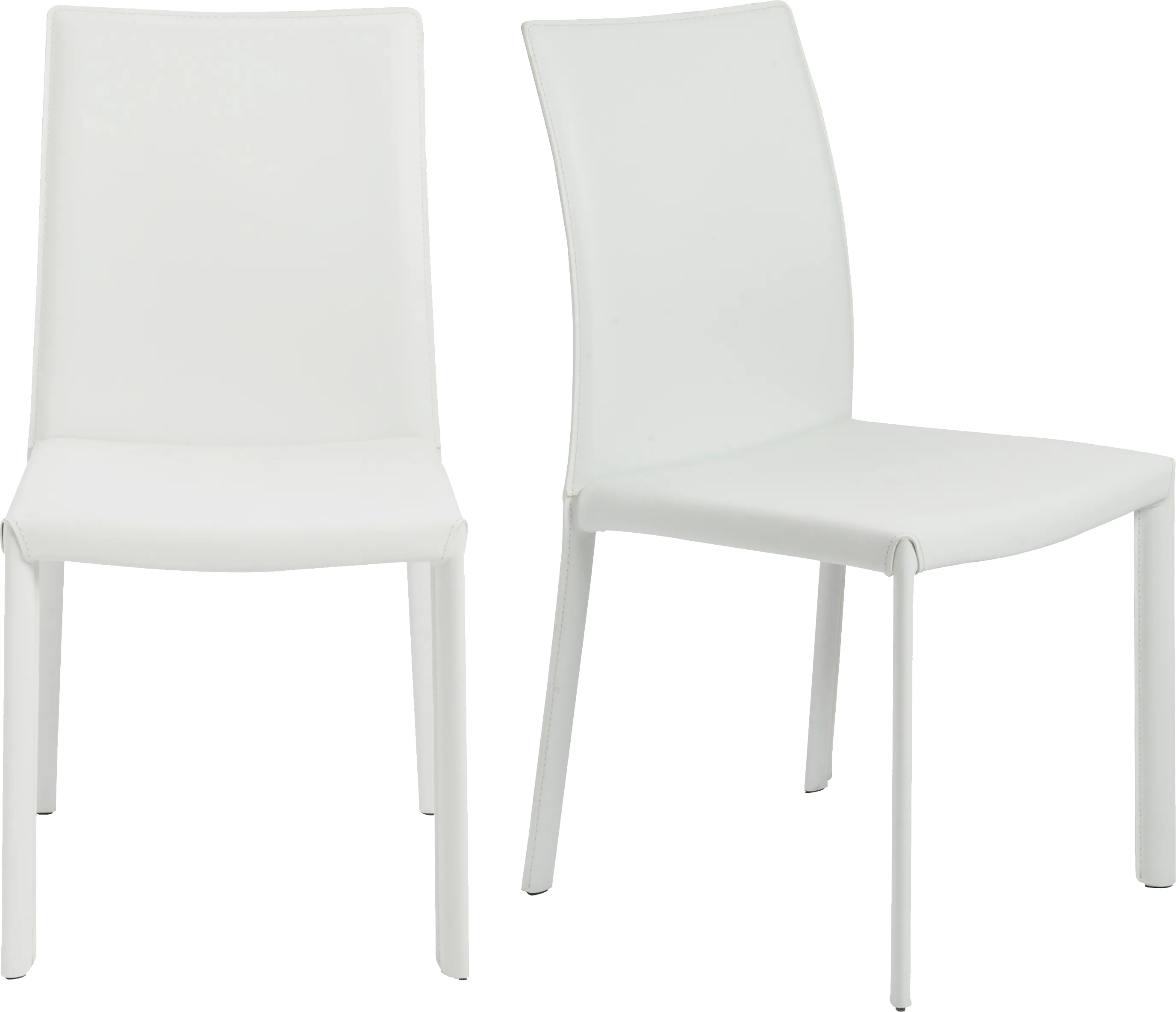 Mahlum White Dining Chair, Set of 2