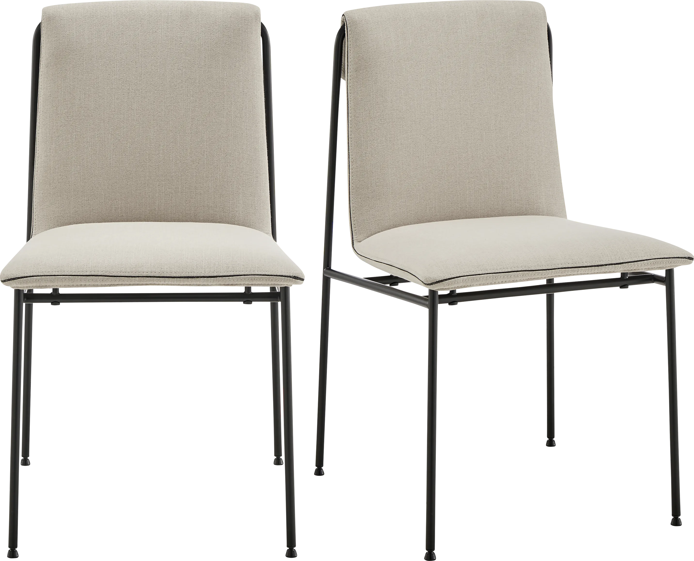 Dagnall Tan Dining Chair, Set of 2 - Thumbnail - Image 1