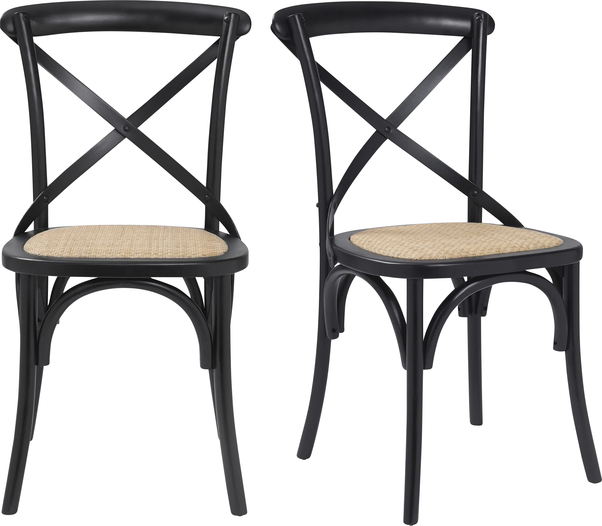 Starfrost Black Dining Chair, Set of 2 - Thumbnail - Image 1