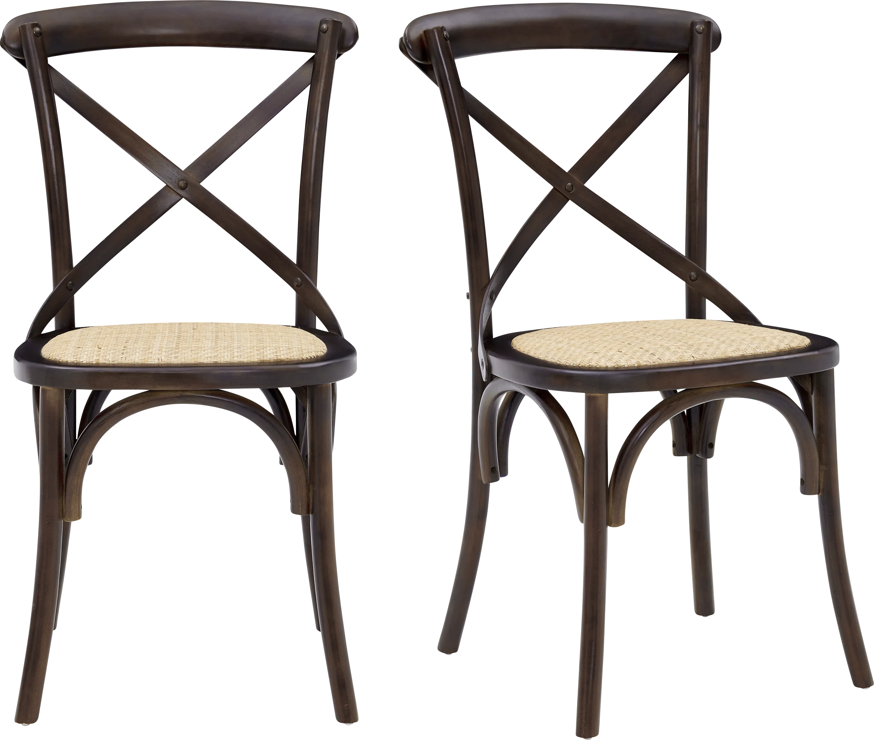 Starfrost Walnut Dining Chair, Set of 2 - Thumbnail - Image 1