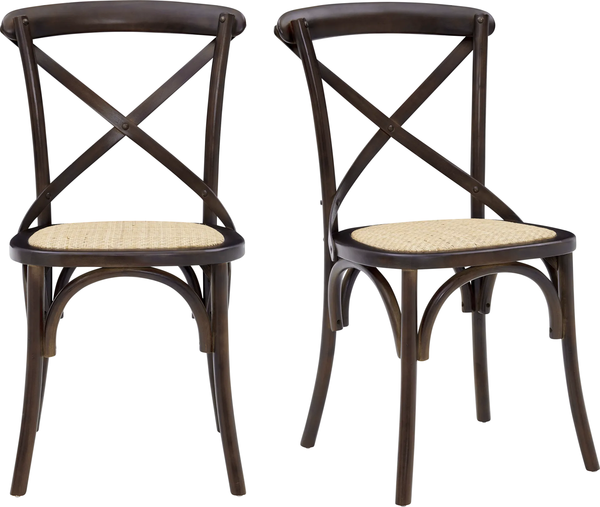 Starfrost Walnut Dining Chair, Set of 2 - Image 1