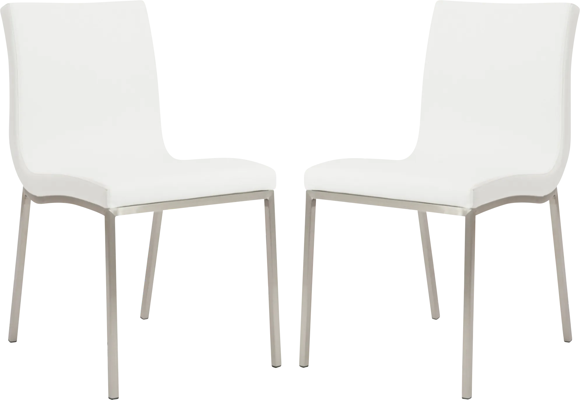 Swygert I White Dining Chair, Set of 2 - Thumbnail - Image 1