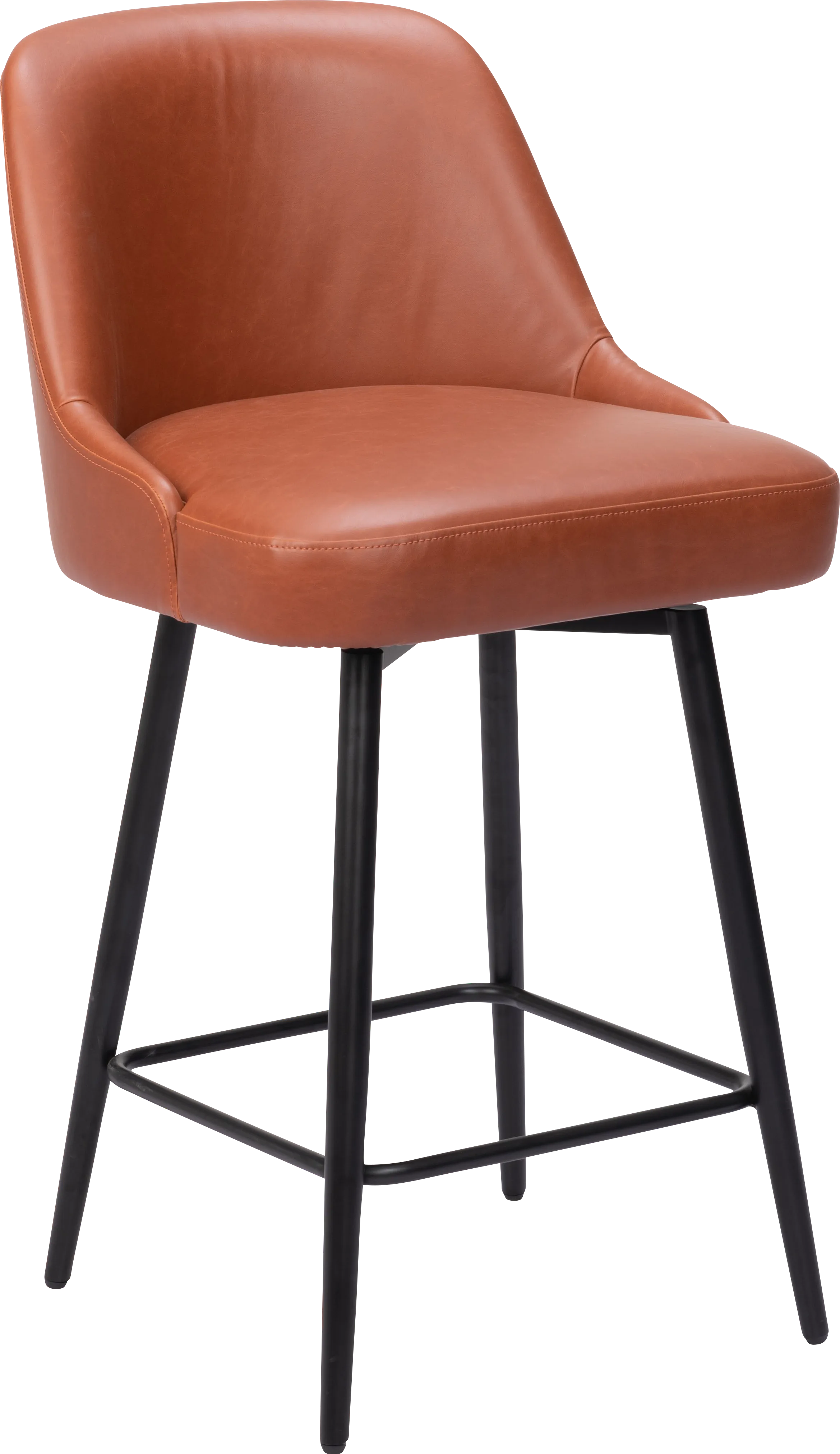 Marina Brown Counter Height Stool - Thumbnail - Image 1