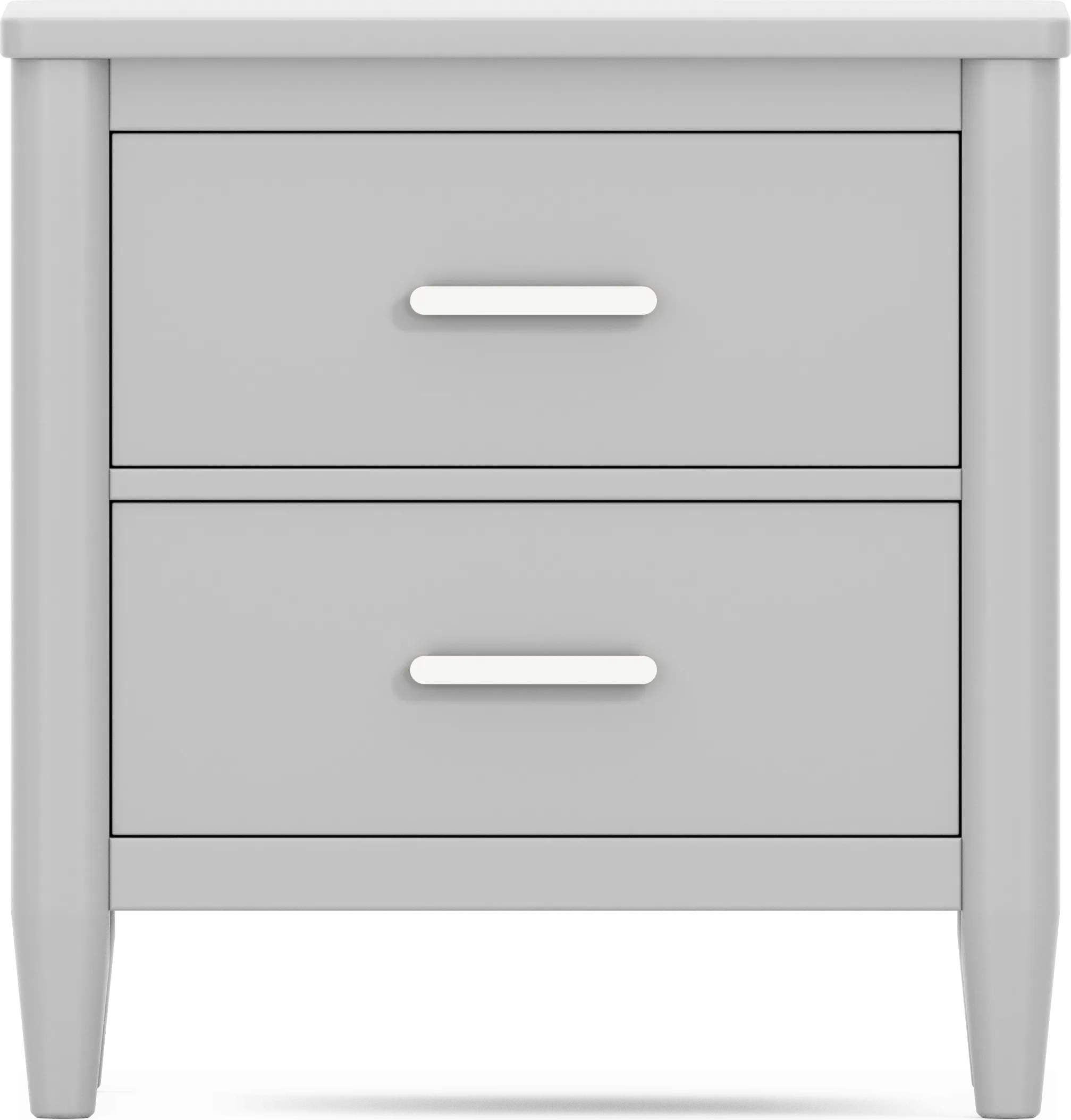 Kids Modern Colors Light Gray Nightstand - Thumbnail - Image 1