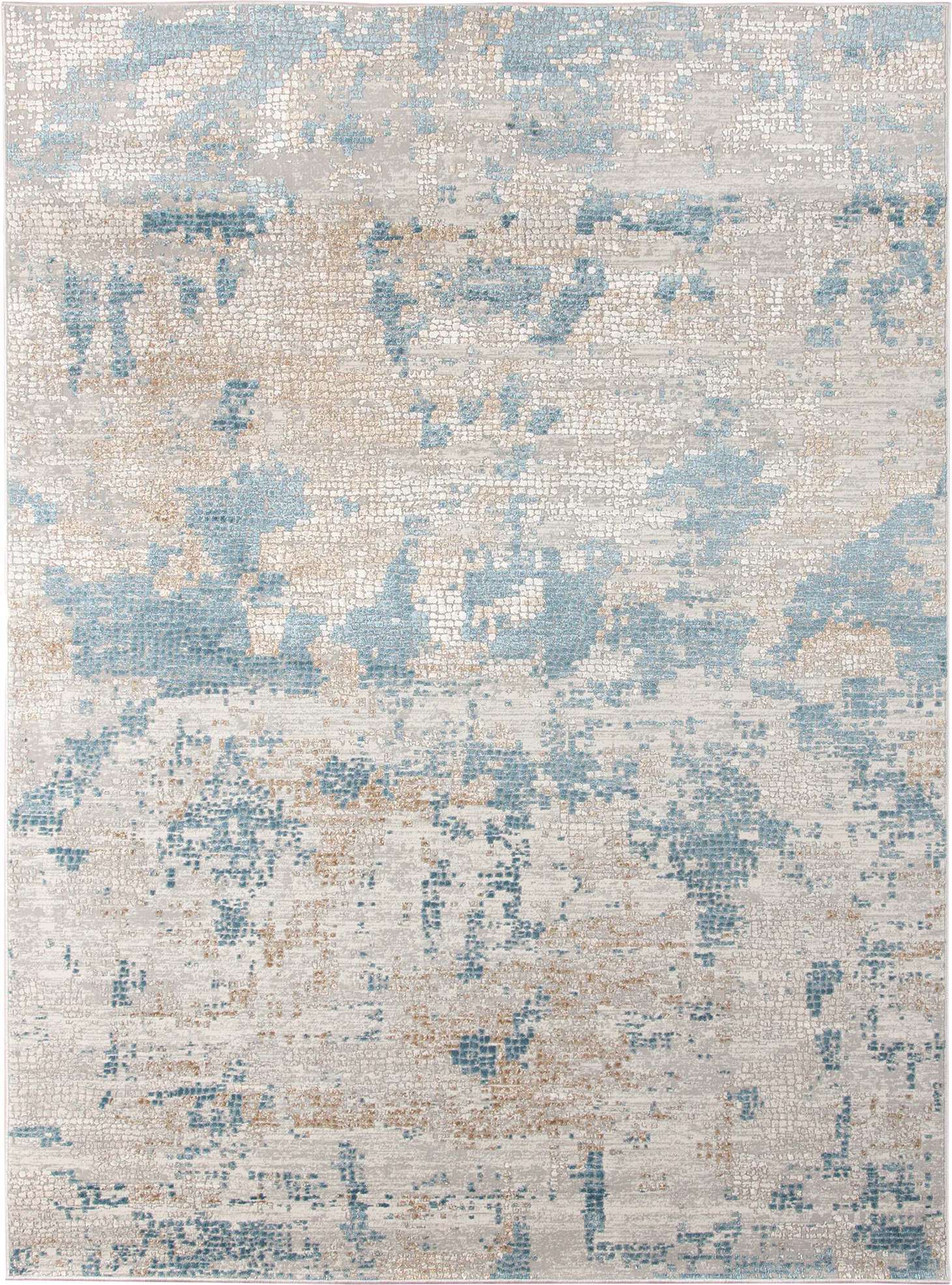 Dunstead Light Blue 5'3 x 7'6 Rug - Image 1