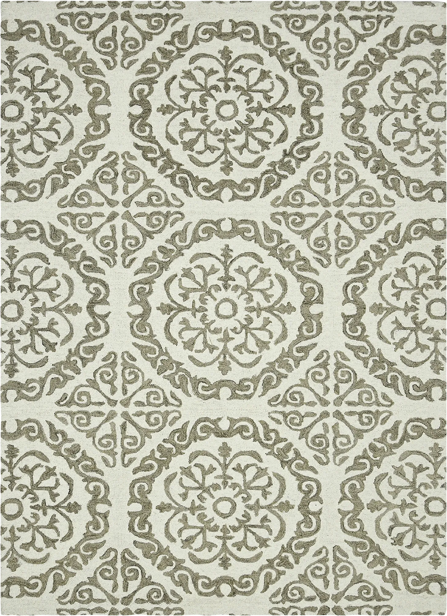 Talsworth Ivory 7'6 x 9'6 Rug - Image 1